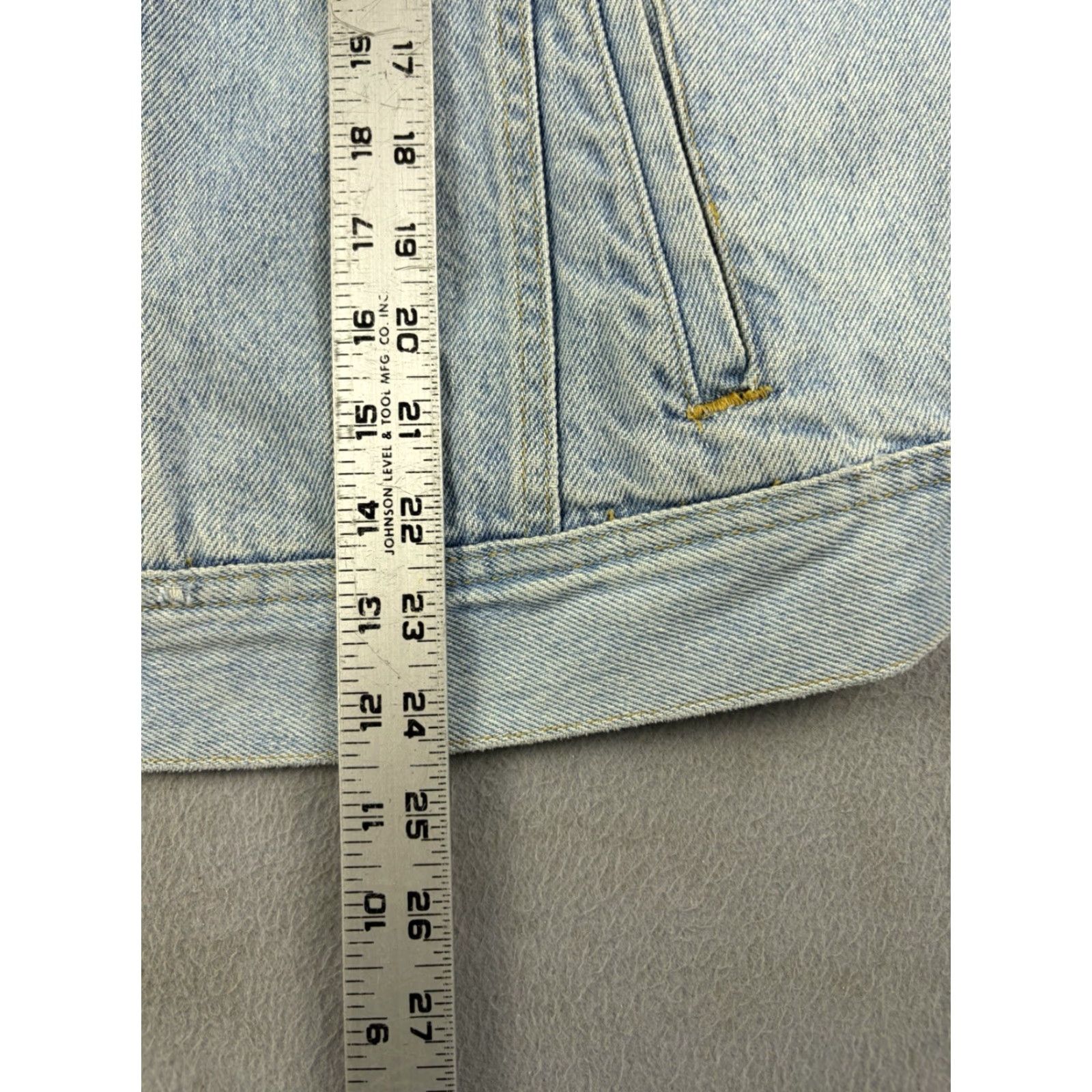 Lee VINTAGE Lee Denim Jacket Men’s M Blue 90s New Orleans Hard Rock Cafe Embroidered Bomber USA Button Size US M / EU 48-50 / 2 - 8 Thumbnail