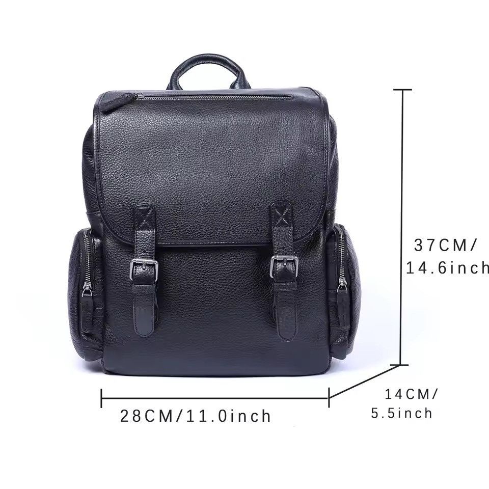 Genuine Leather Casual Genuine Leather Backpack Size ONE SIZE - 5 Thumbnail