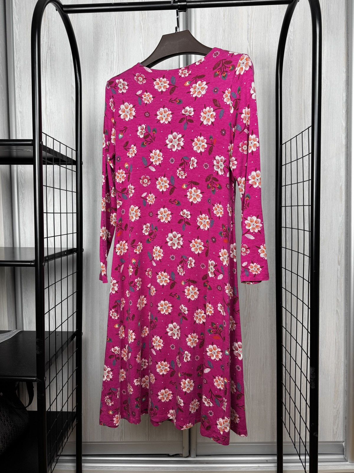 Gudrun Sjoden Gudrun Sjoden flower floral pink midi long sleeve dress M Size M / US 6-8 / IT 42-44 - 7 Thumbnail