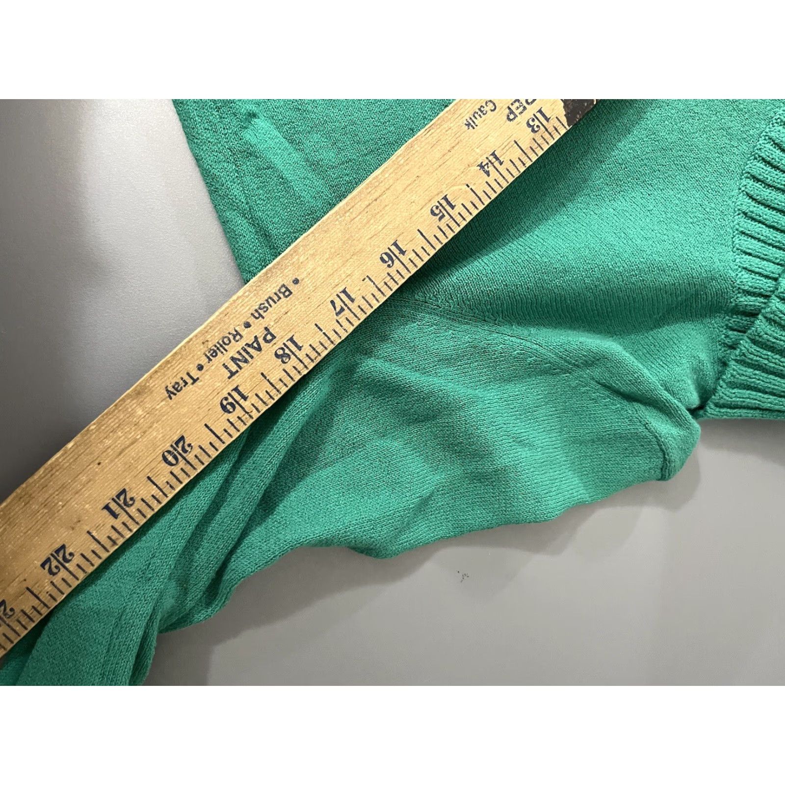 Bcbgmaxazria BCBGMAXAZRIA Sweater Women Medium Green Cowl Neck Semi Fit Fancy Long Sleeve Size M / US 6-8 / IT 42-44 - 5 Thumbnail