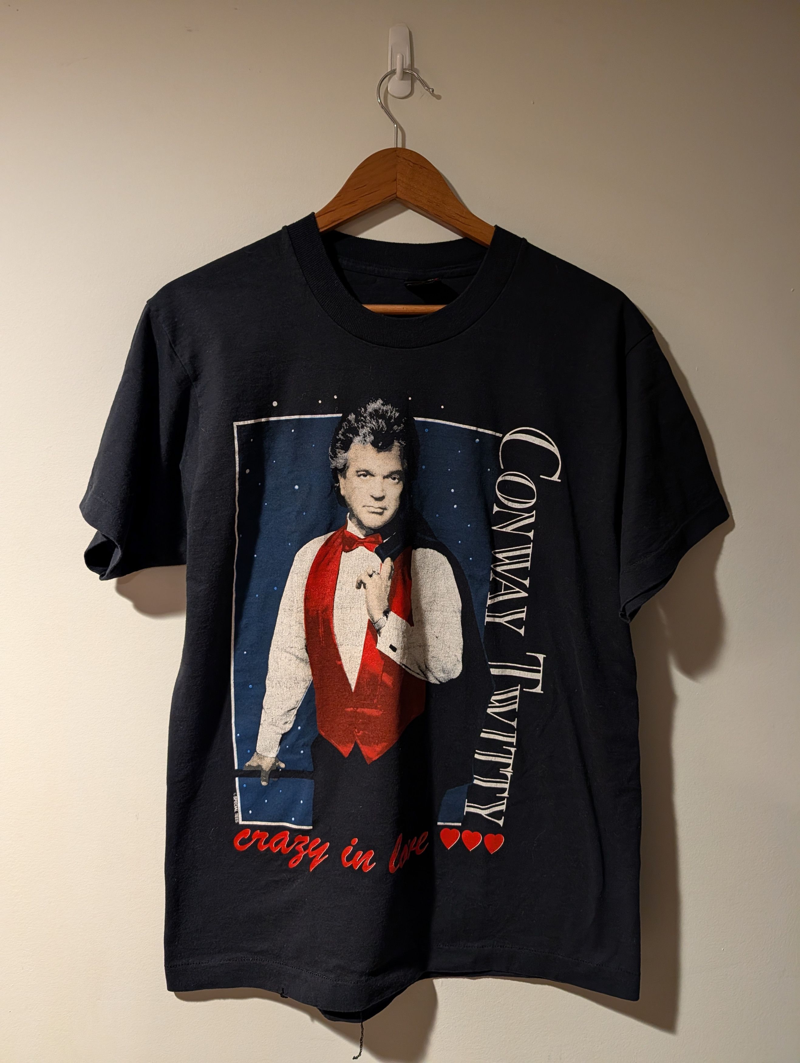 Band Tees Conway Twitty Graphic Tee Single Stitch Short Sleeve Crazy Size US L / EU 52-54 / 3 - 1 Thumbnail