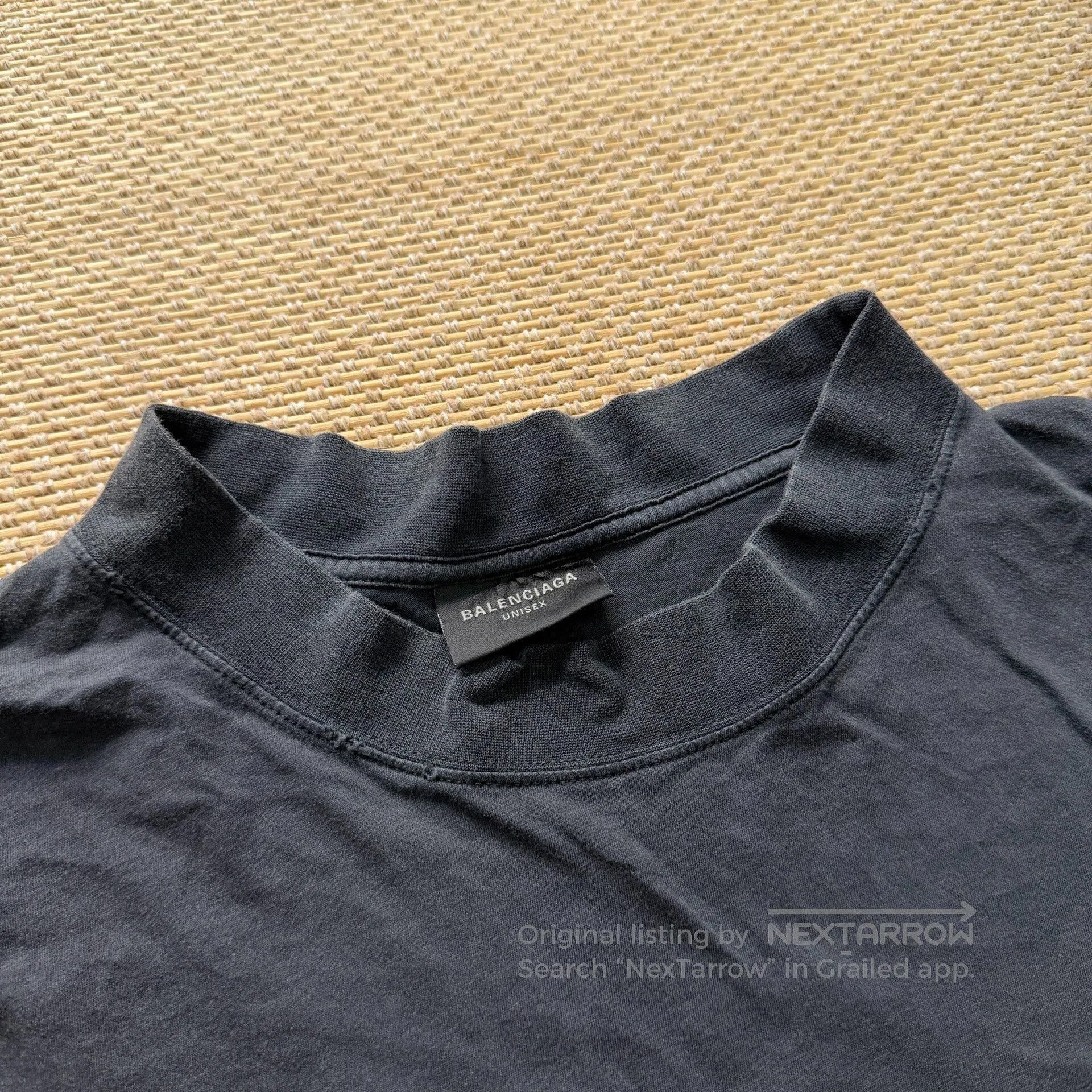 Balenciaga Balenciaga Black Washed Short Sleeve Tee. Size US S / EU 44-46 / 1 - 3 Thumbnail