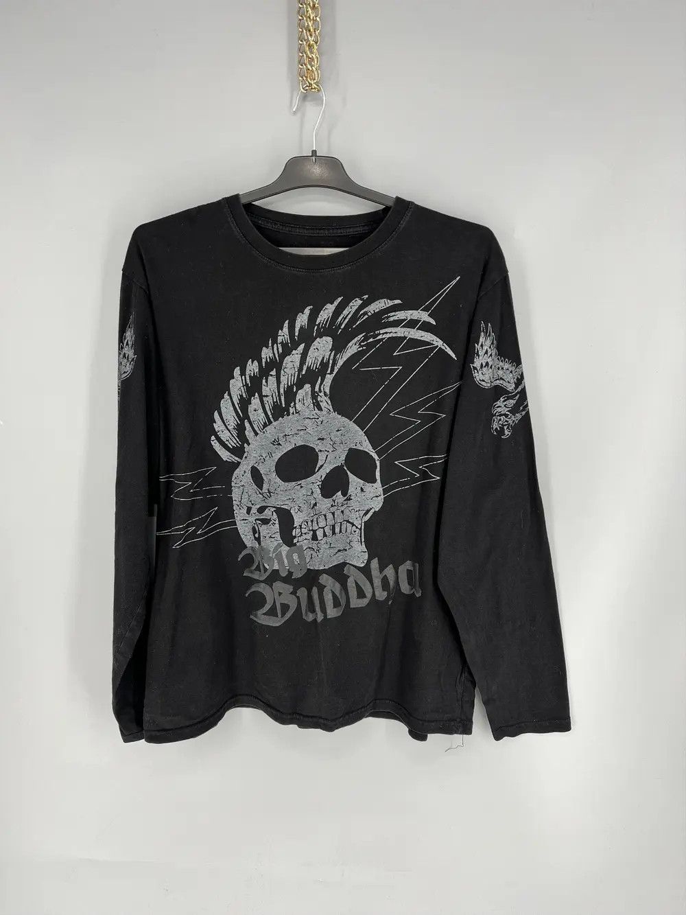 Band Tees Buddha Skulls Vintage Long Sleeve Shirt Size XL Size US XL / EU 56 / 4 - 2 Thumbnail