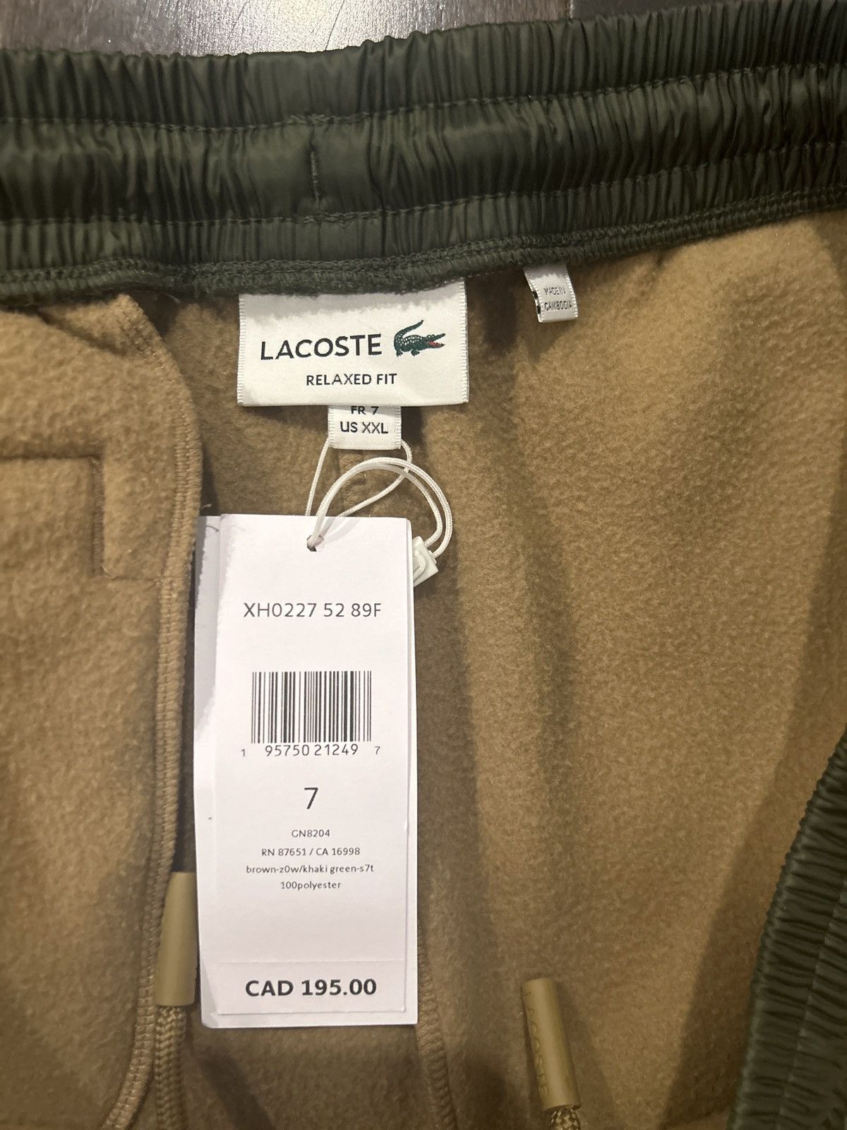 Lacoste Lacoste fleece Pants Size US 44 / EU 60 - 3 Thumbnail