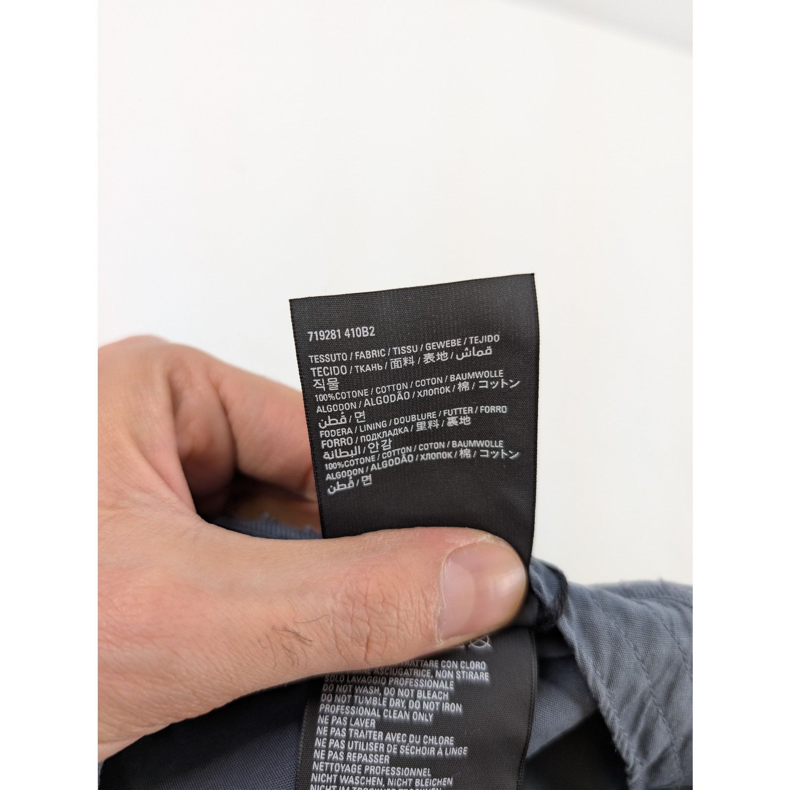 Balenciaga o1rshd1 Size: OS / Cotton Drill Cap / Hat Notched Laser Blue Size ONE SIZE - 12 Thumbnail
