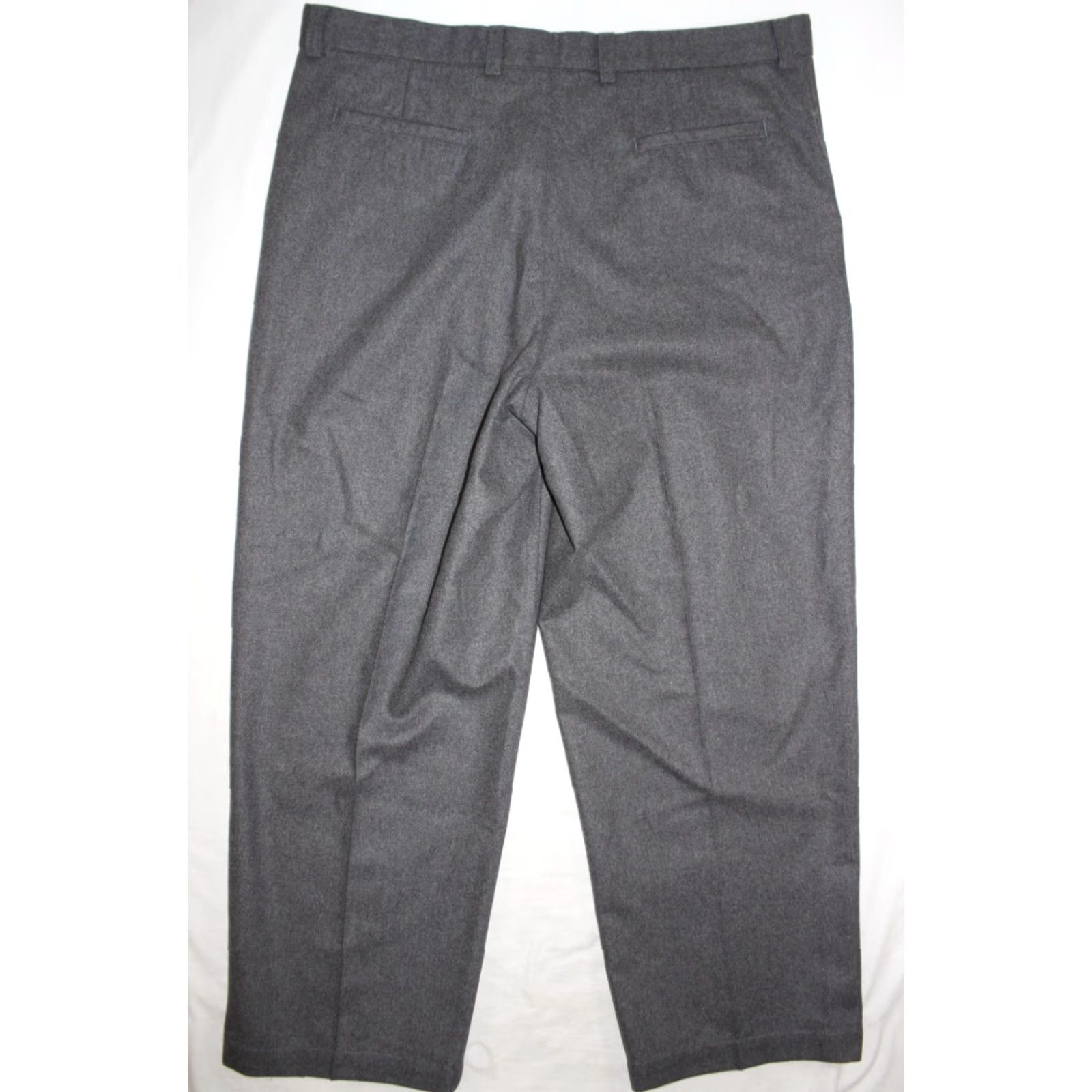 Gap Vintage Gap Pants Mens 40x30 Wool Blend Flannel Trouser Classic Flat Front Gray Pants Size US 40 / EU 56 - 7 Thumbnail