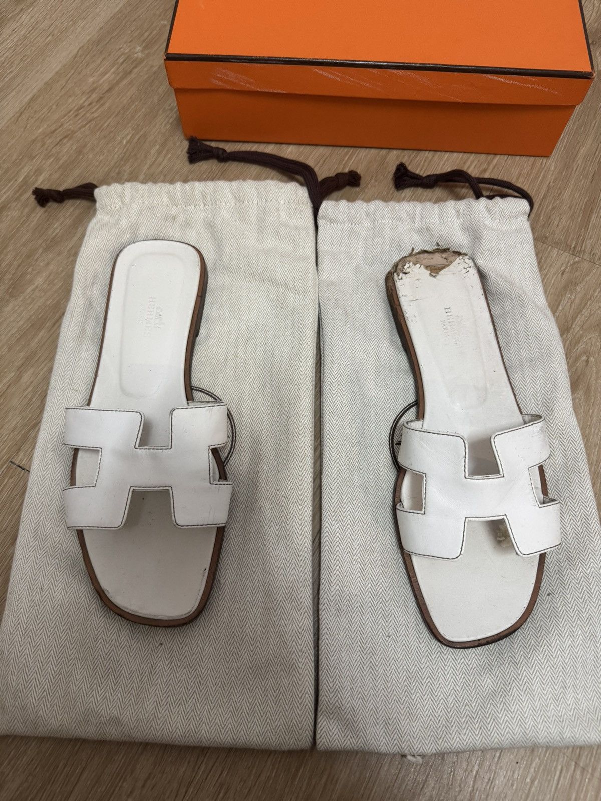 Hermes Hermes sandals size 38 Size US 8 / IT 38 - 3 Thumbnail