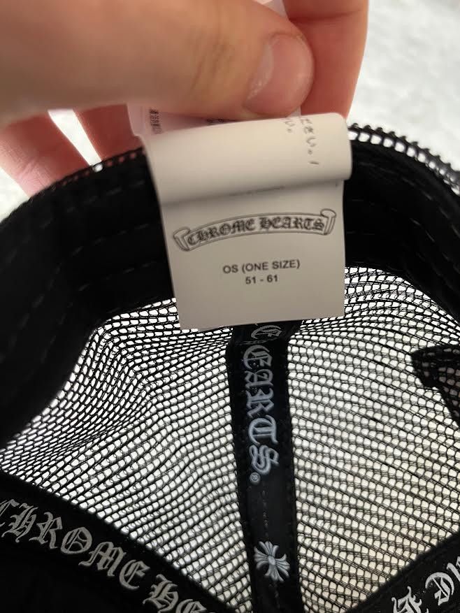 Chrome Hearts Chrome Hearts Cemetery Triple Cross Hat Black Leather Size ONE SIZE - 7 Thumbnail