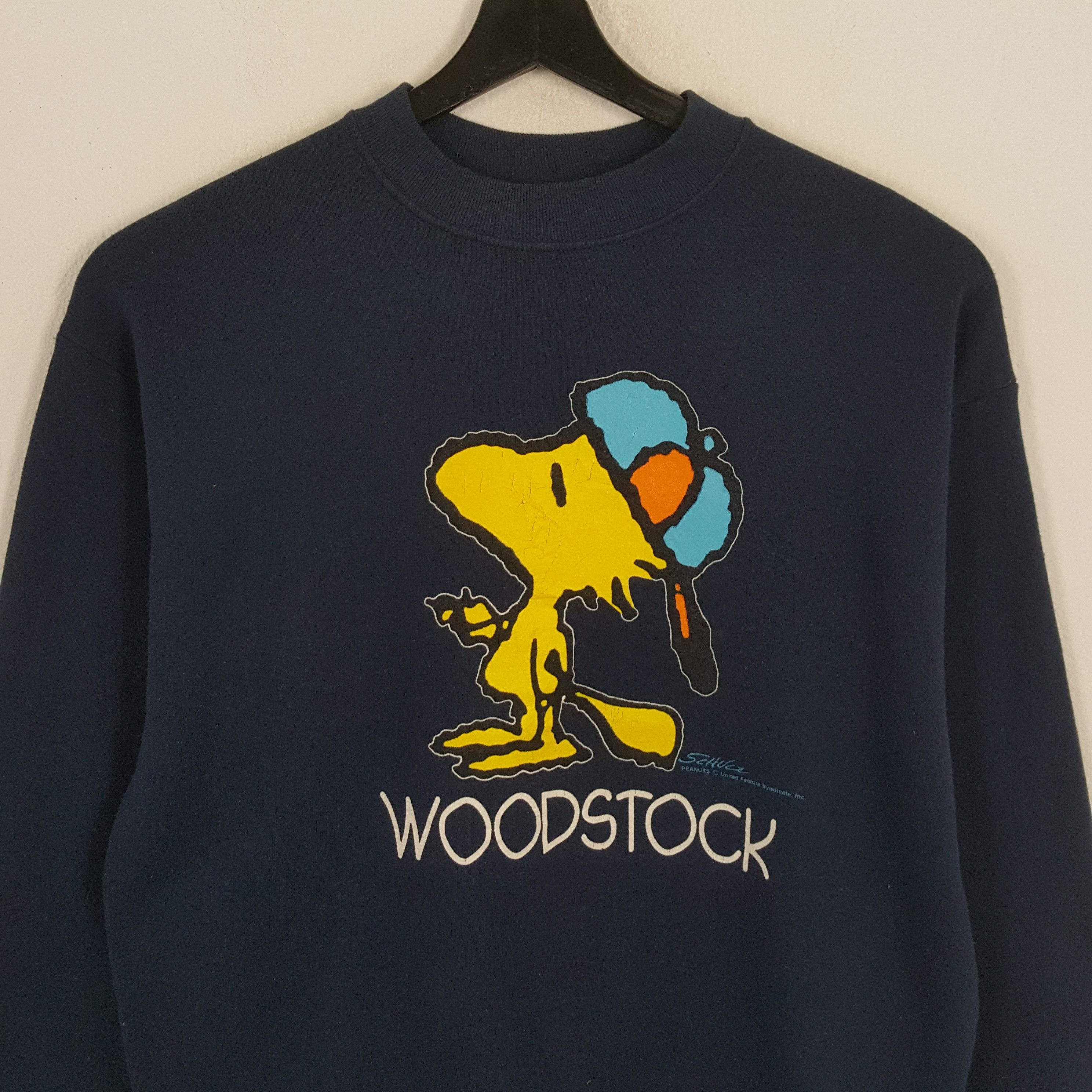 Peanuts × Vintage PEANUTS Woodstock Streetwear Style Vintage Sweatshirt Size US M / EU 48-50 / 2 - 2 Thumbnail