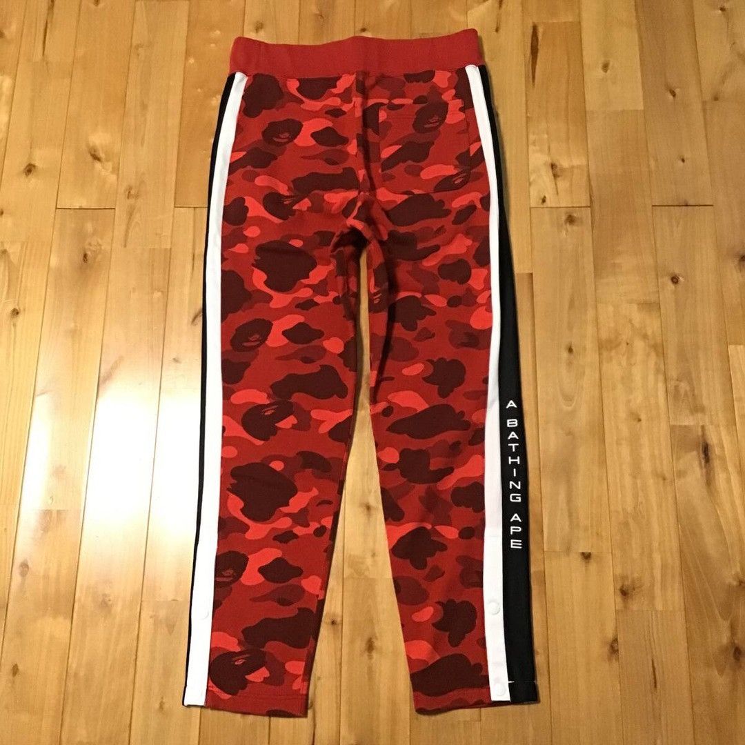 Bape BAPE Red camo sweat pants a bathing ape ★size M Size US 32 / EU 48 - 4 Thumbnail