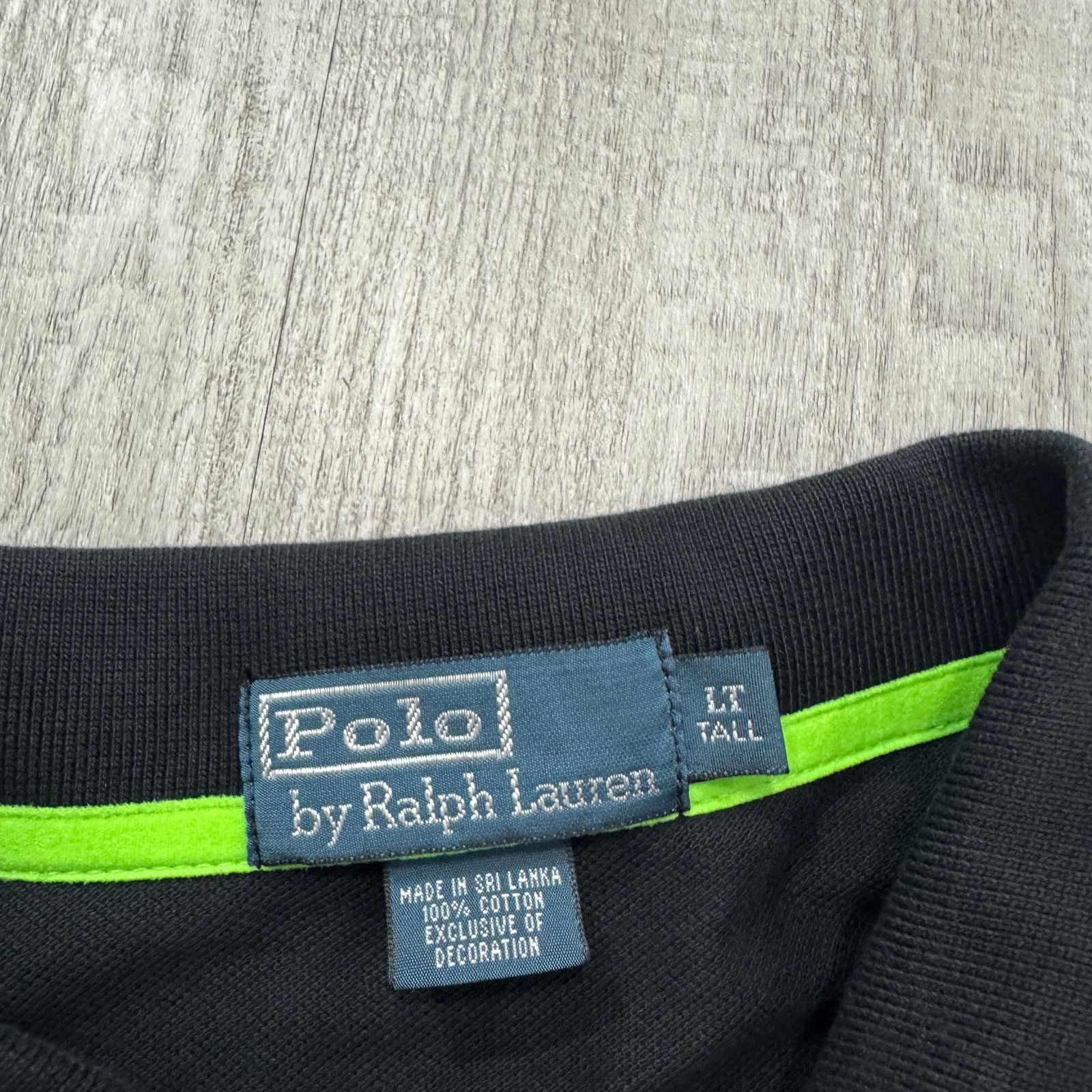 Polo Ralph Lauren Polo Ralph Lauren Shirt Men's Large Tall Black Green Pony Size US L / EU 52-54 / 3 - 4 Thumbnail