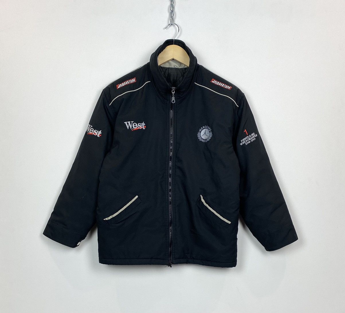 Mercedes-Benz Vintage Mercedes-Benz West Racing Jacket Formula Uno Team Size US S / EU 44-46 / 1 - 1 Thumbnail