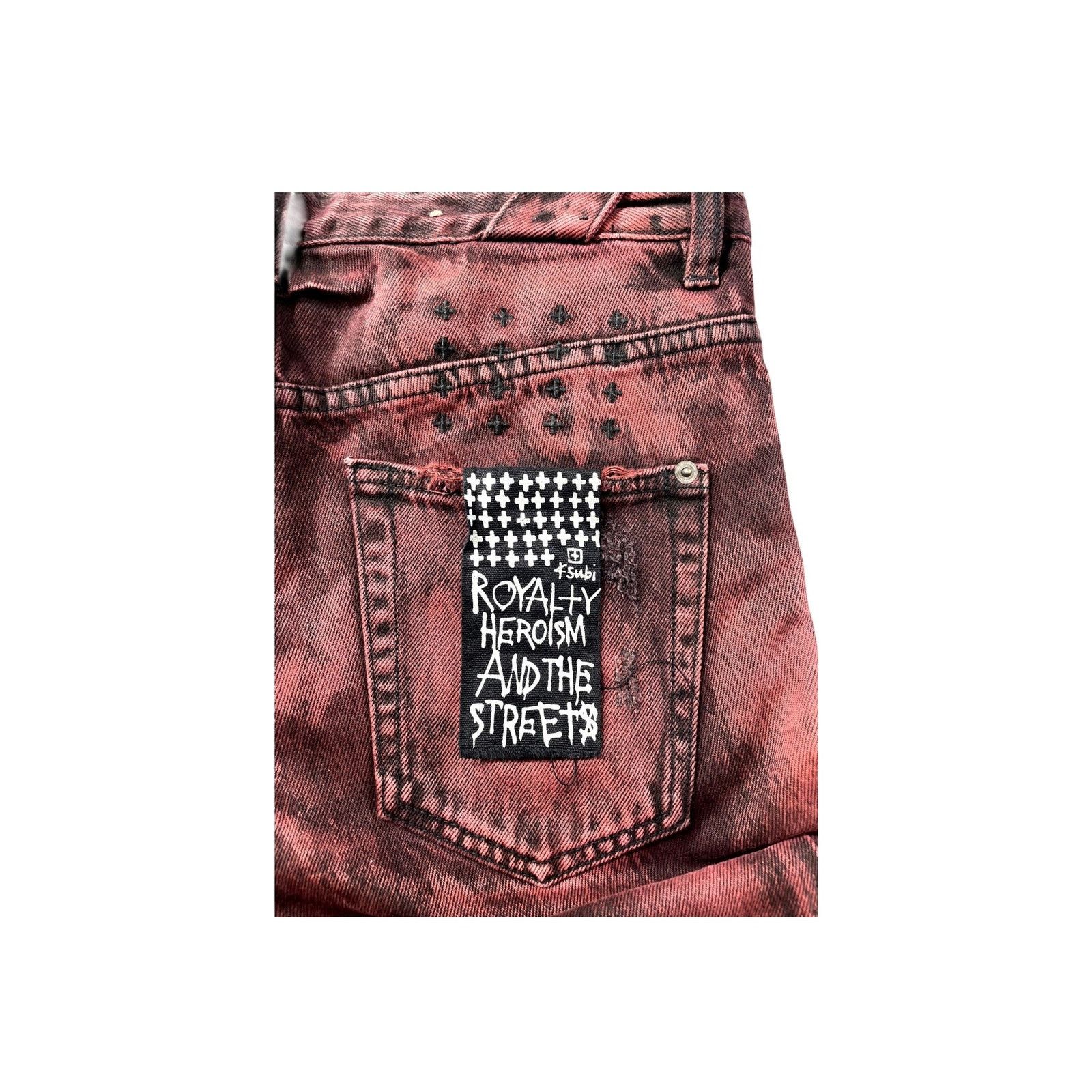 Ksubi Ksubi Plain Red Wash Jeans Size US 30 / EU 46 - 4 Thumbnail