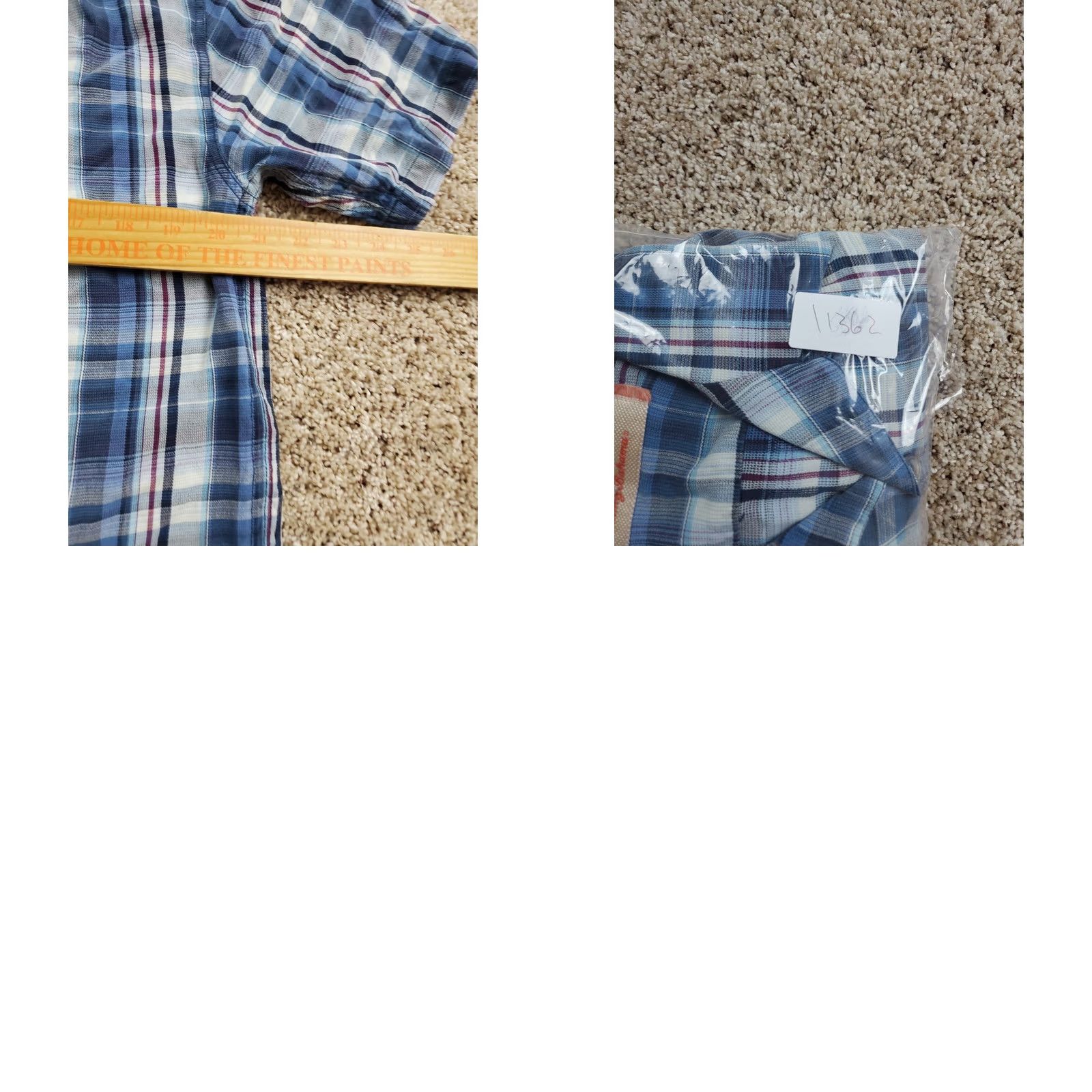 Tommy Bahama Tommy Bahama Shirt Medium Men Blue Plaid Button Up 100% Silk Short Sleeve Pocket Size US M / EU 48-50 / 2 - 8 Thumbnail