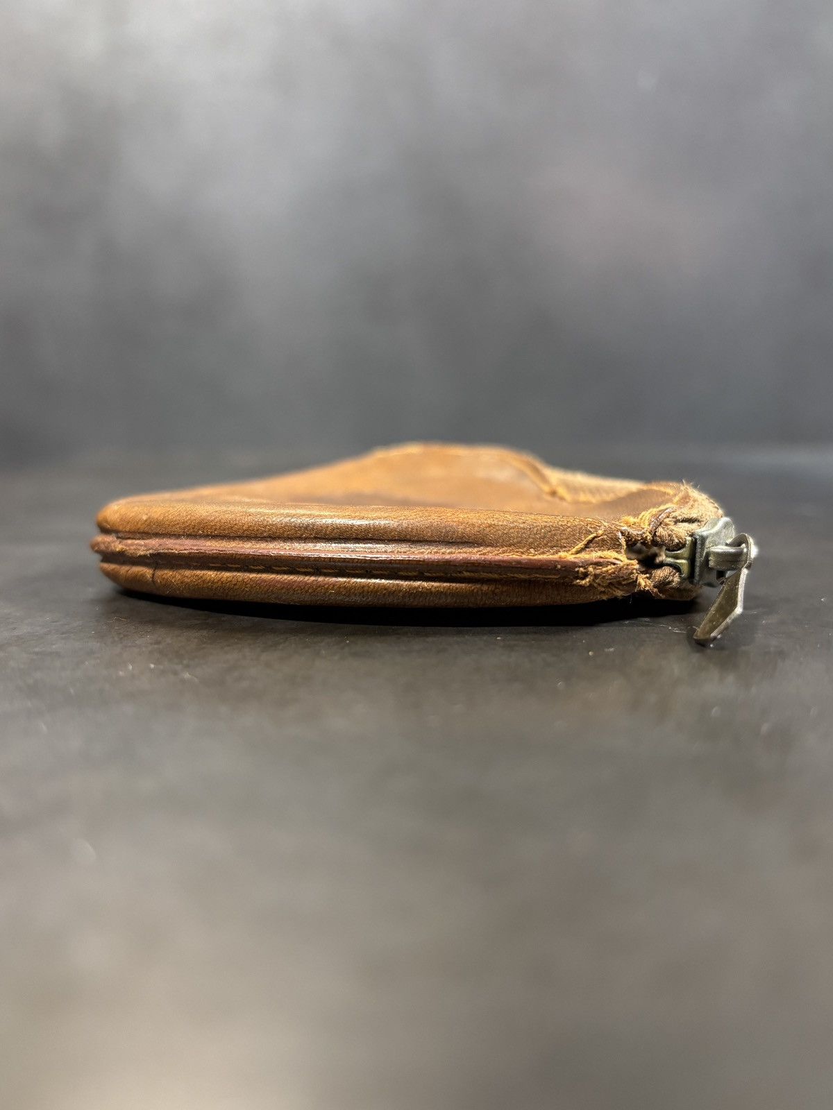 Vintage True Vintage Leather Coin Purse West Germany Horse Brass 60s Size ONE SIZE - 10 Thumbnail