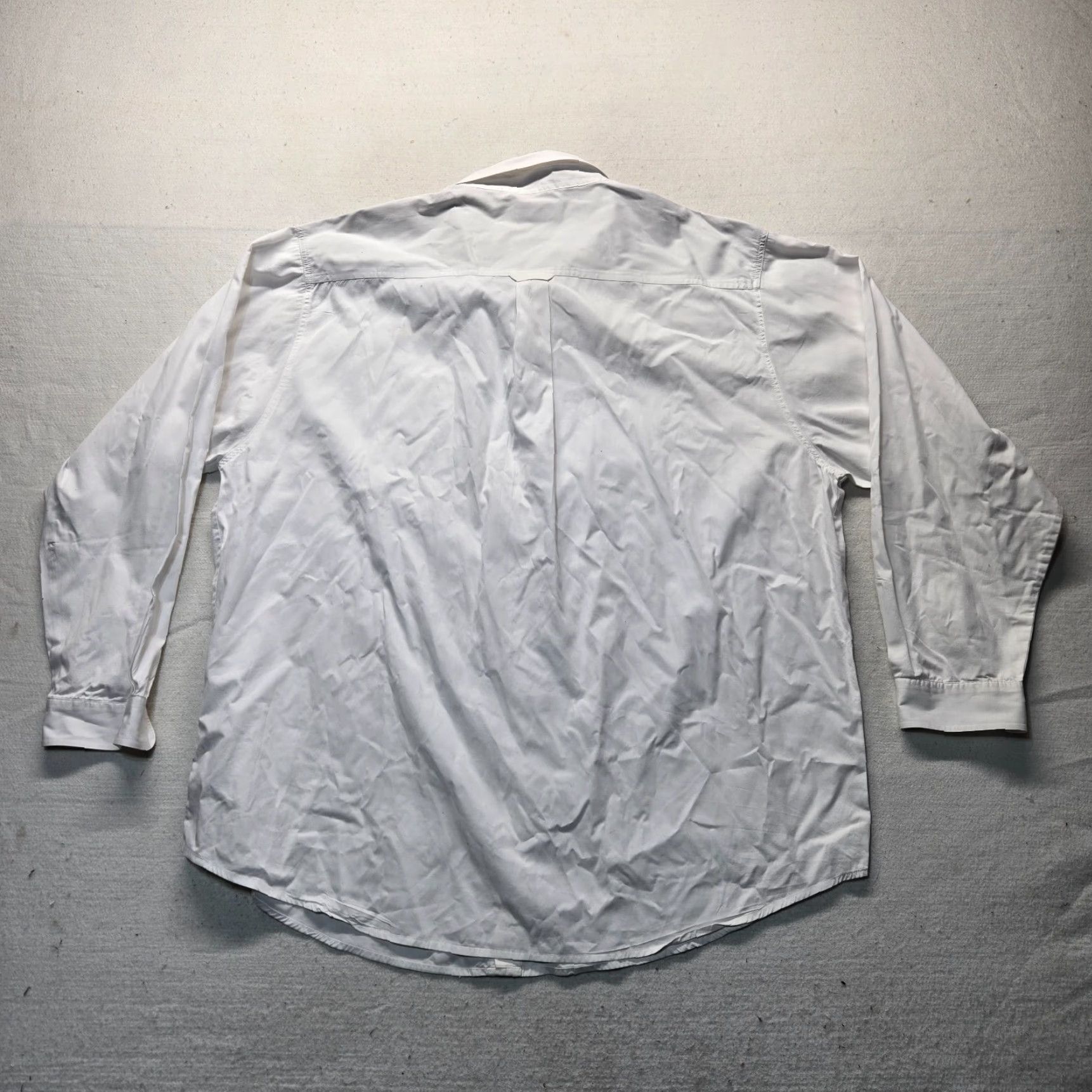 Logo 7 VINTAGE First Team Shirt White Button-Down Long Sleeve 4XLT Mens Logo Virginia VA 4XLT Tall Size US XXL / EU 58 / 5 - 8 Thumbnail