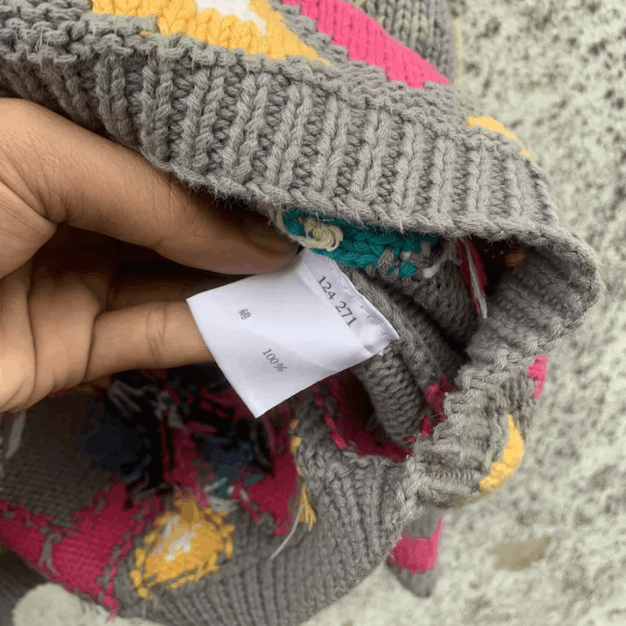 Aran Isles Knitwear 💥 STEALS💥JAPANESE Knit Flora Cropped RARE Sweater Pullover Size M / US 6-8 / IT 42-44 - 8 Thumbnail