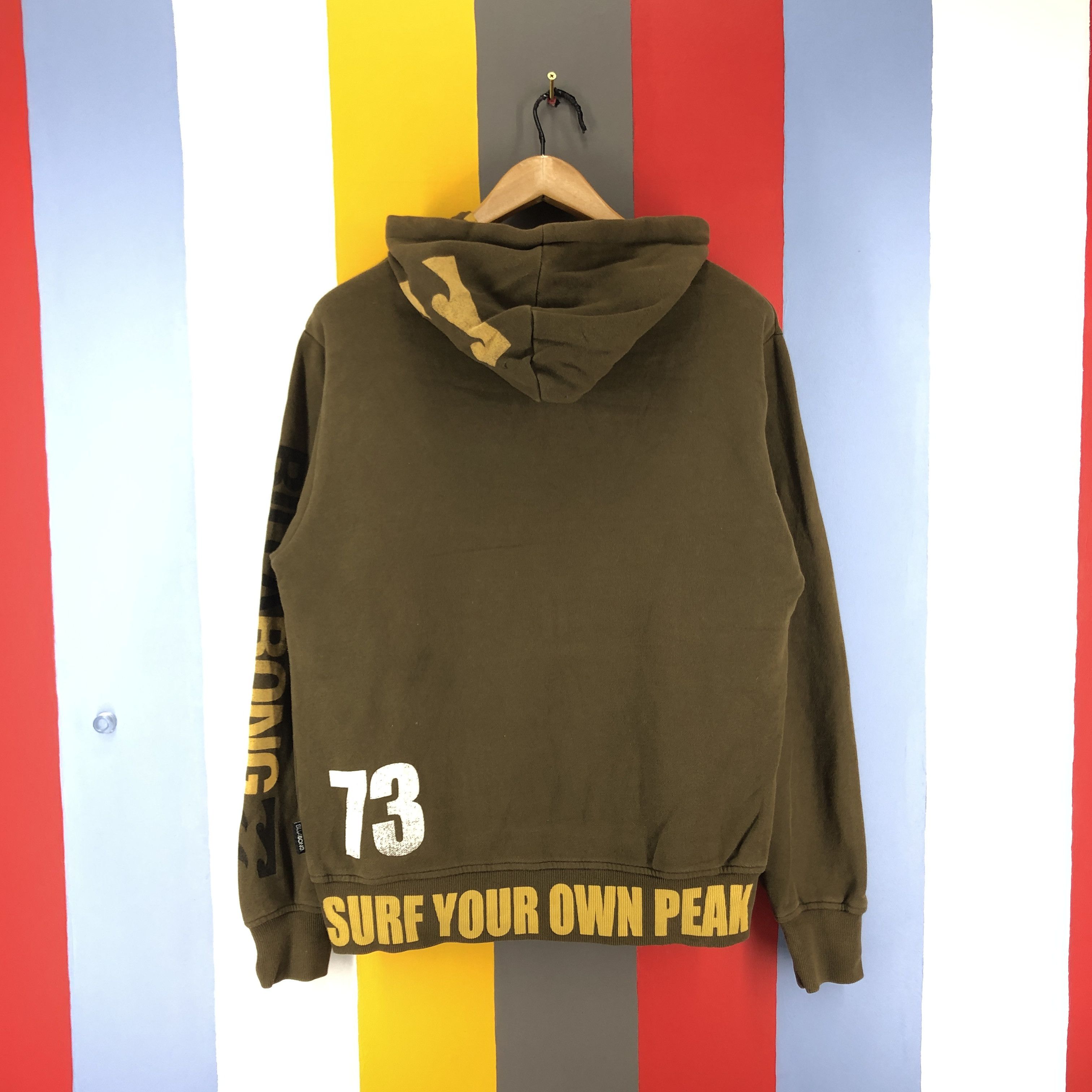 Billabong BILLABONG Hoodie Pullover Rare Design #0846/AE Size US M / EU 48-50 / 2 - 11 Thumbnail