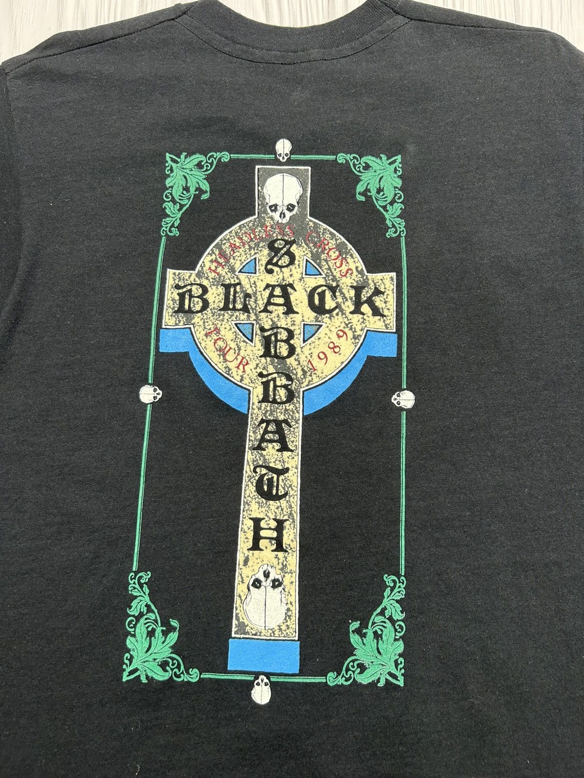 Band Tees Black Sabbath Ozzy Osbourne Headless Cross Tour 1989 T-Shirt Size US XL / EU 56 / 4 - 13 Thumbnail