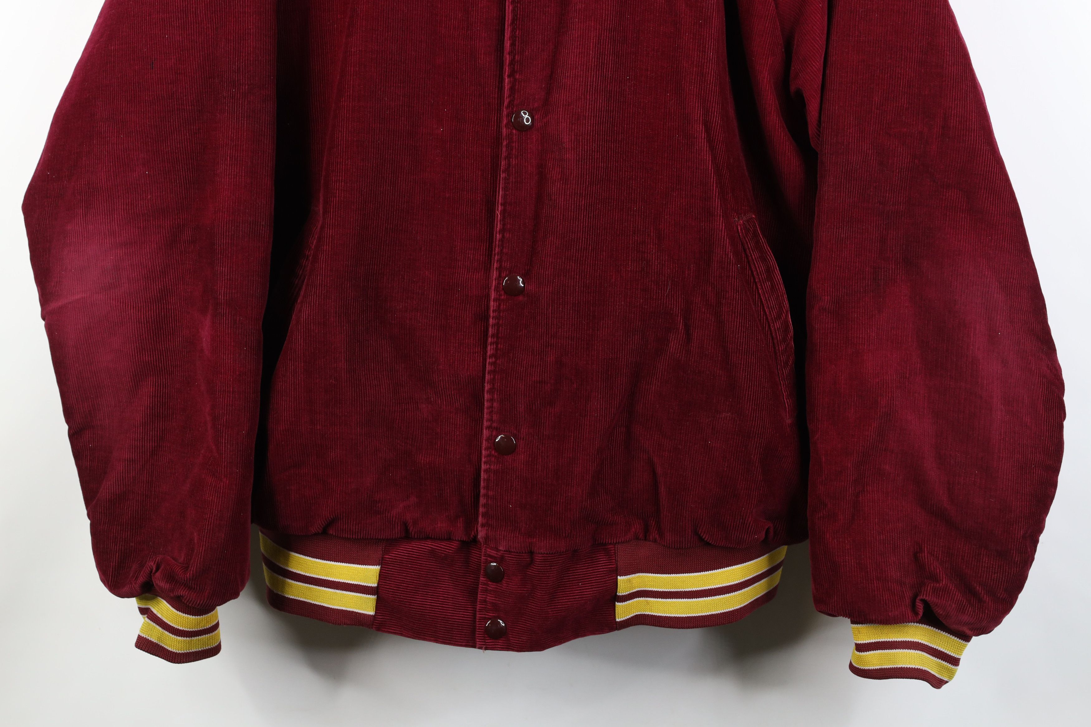 Vintage Vintage 80s 90s Powertrain Quilted Corduroy Bomber Jacket Size US XL / EU 56 / 4 - 3 Thumbnail