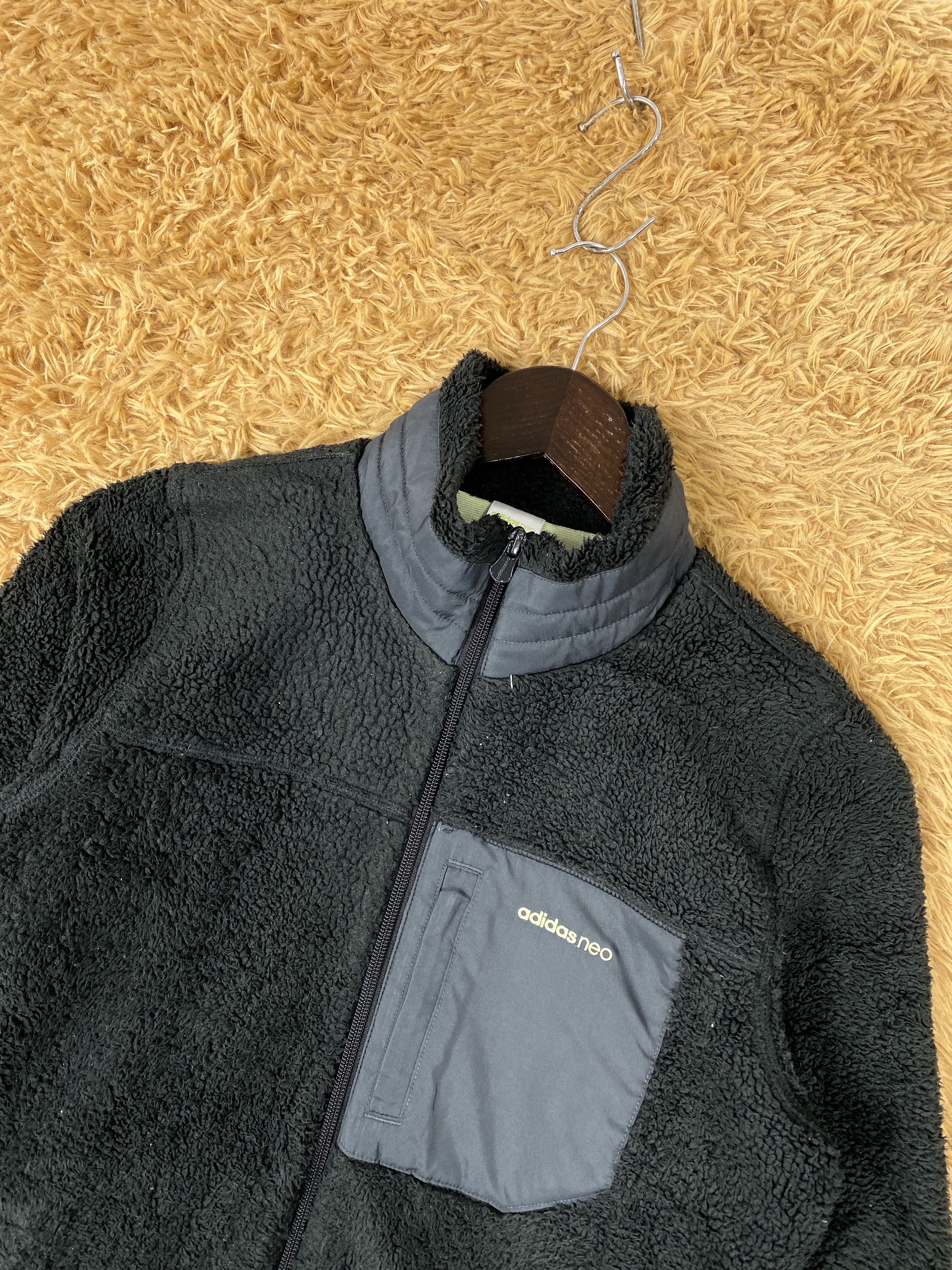 Adidas Vintage Adidas Neo Fleece Jacket J2066 Size US S / EU 44-46 / 1 - 2 Thumbnail
