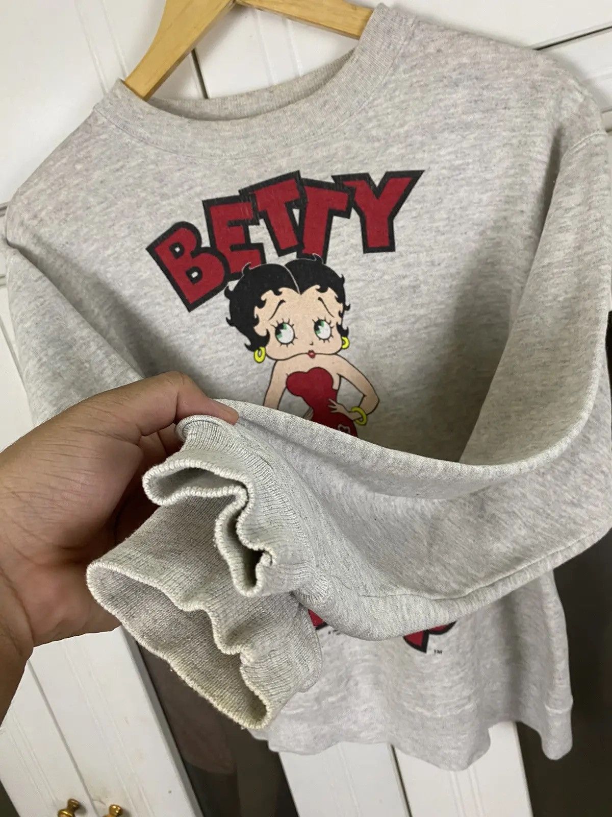 Cartoon Network Vintage Betty Boop Hanes Sweatshirt Size US M / EU 48-50 / 2 - 7 Thumbnail