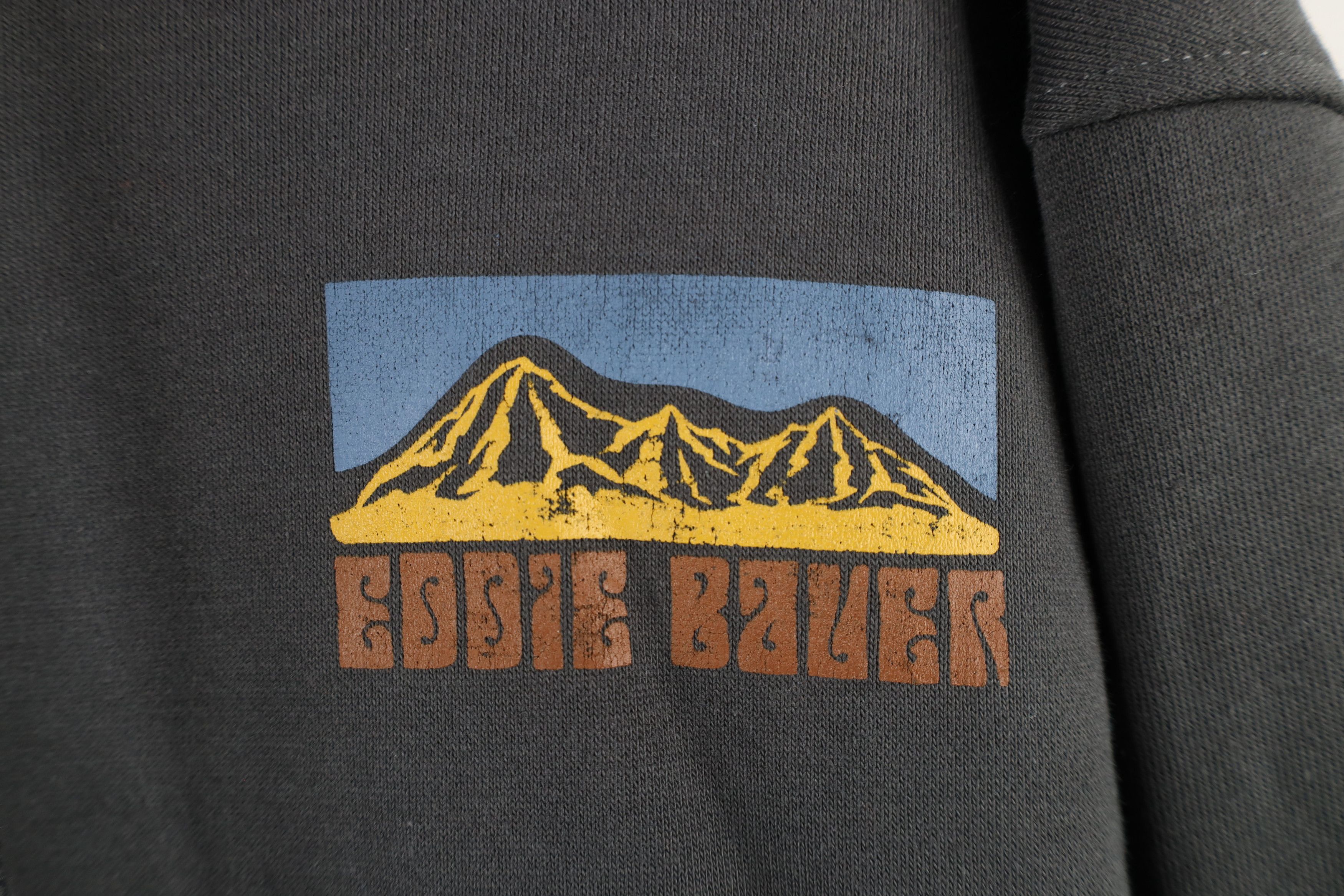 Eddie Bauer Eddie Bauer Out Mountains Hoodie Sweatshirt Charcoal Gray Size US L / EU 52-54 / 3 - 4 Thumbnail