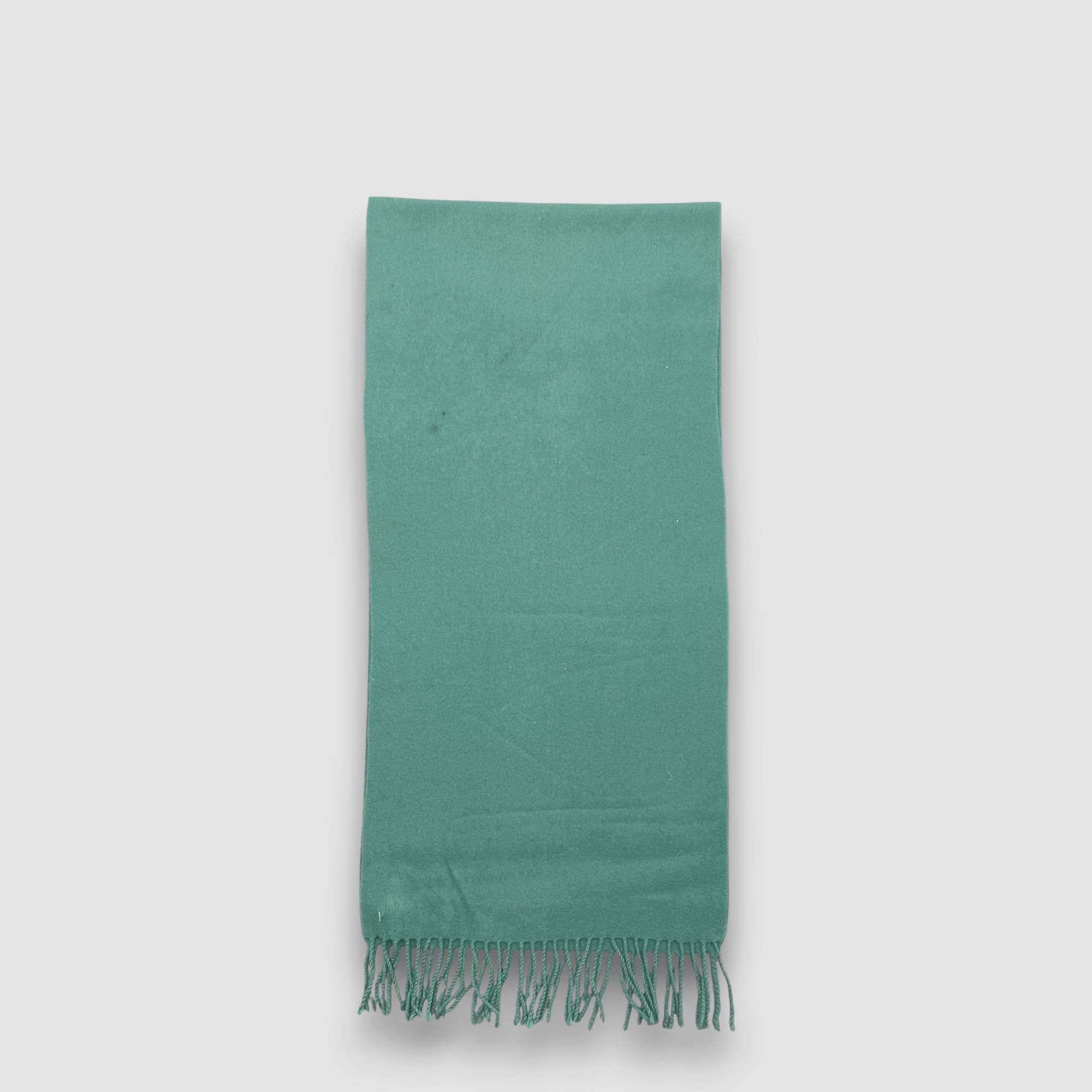 Japanese Brand Vintage Elle Homme Scarf Muffler Wool Winter Fringe Scarves Size ONE SIZE - 4 Thumbnail