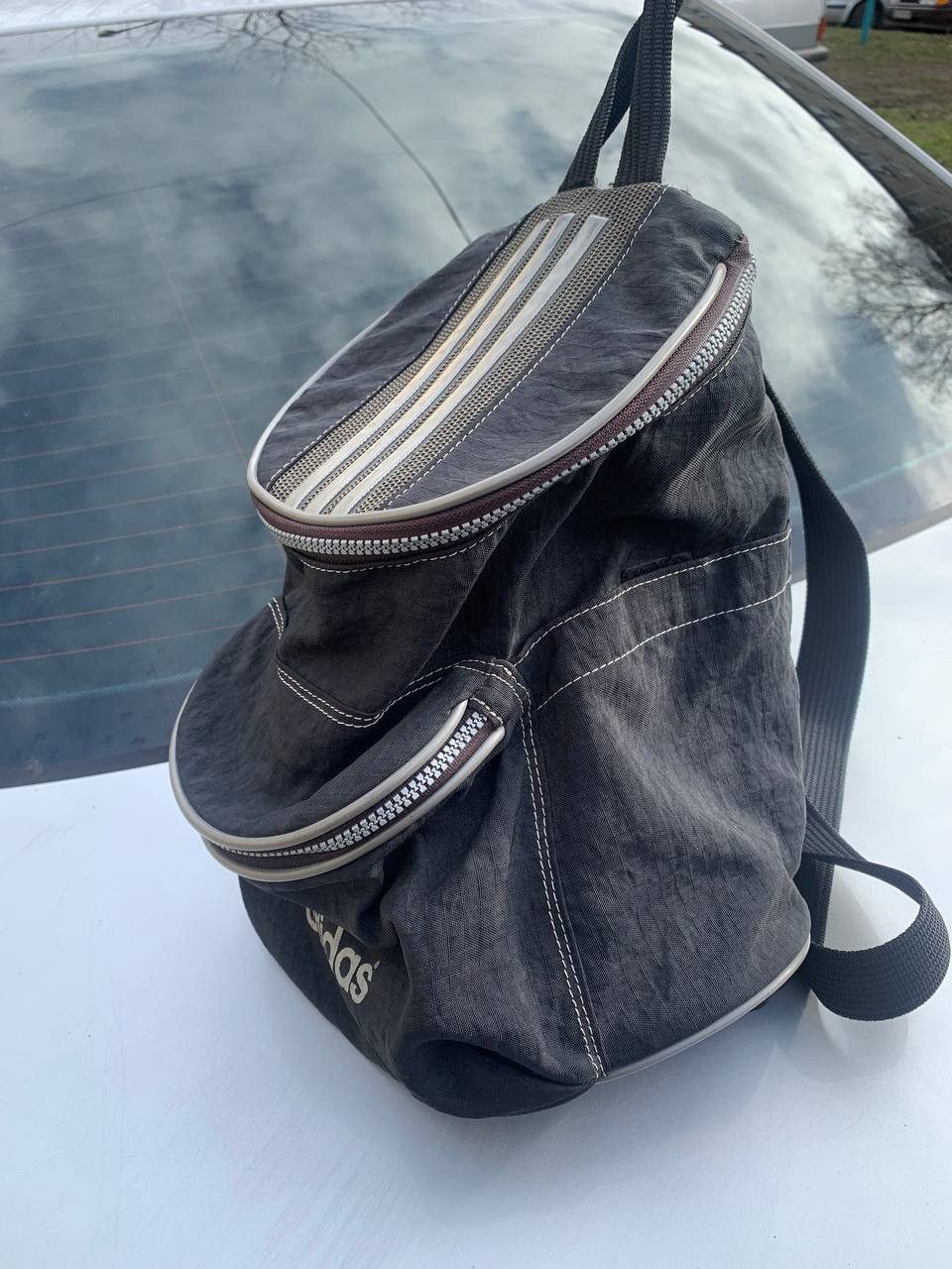 Adidas × Vintage VERY RARE ADIDAS BAG WEST IN GERMANY Y2K GORPCORE 90s RETRO Size ONE SIZE - 3 Thumbnail