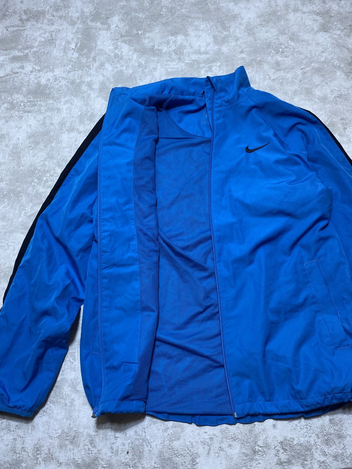 Nike Rare Vintage Nike Nylon Track Suit Y2K Swoosh Drill Size US 32 / EU 48 - 6 Thumbnail