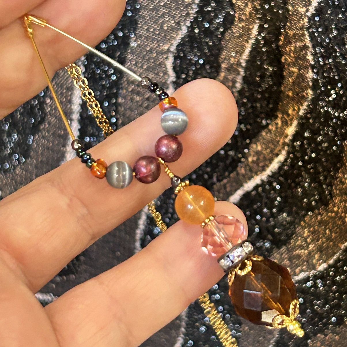 Handmade Handcrafted vintage bead changeable charm pendant necklace Size ONE SIZE - 1 Thumbnail