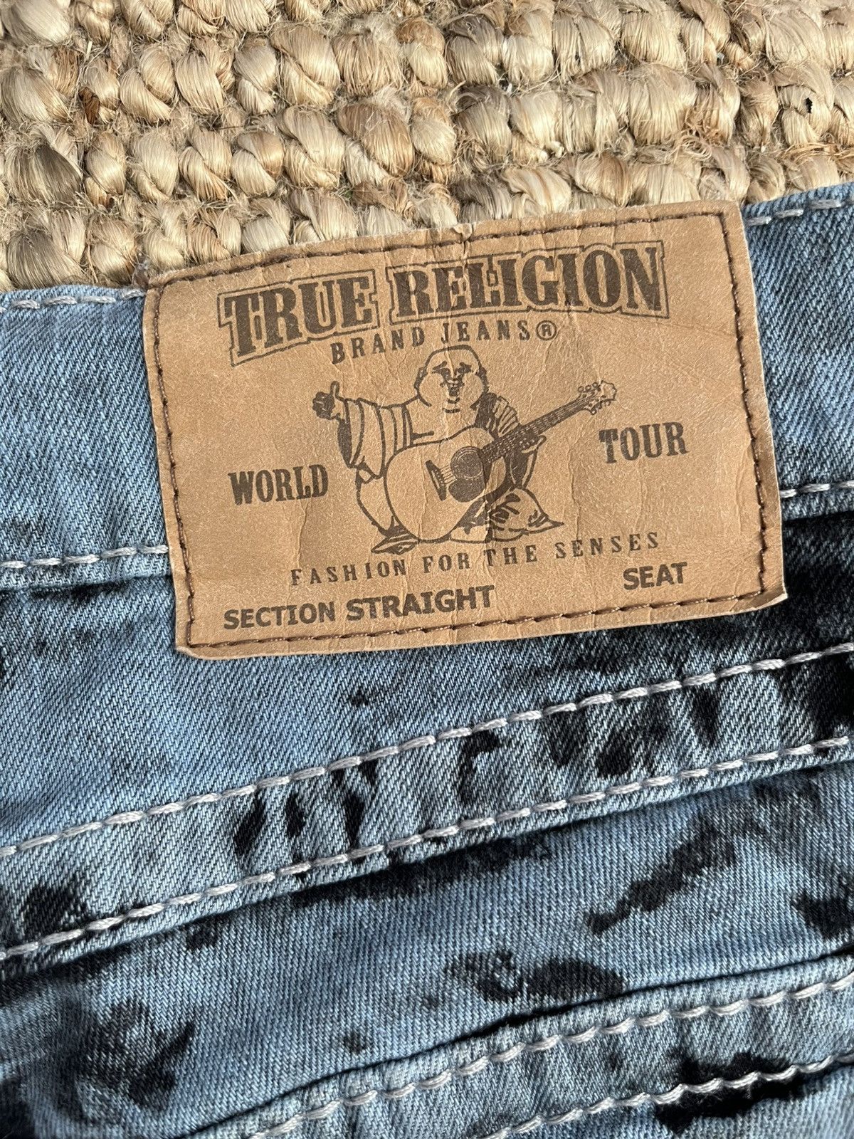 True Religion True Religion Big T Acid Wash Jeans “Ascot Grey” Size US 28 / EU 44 - 6 Thumbnail