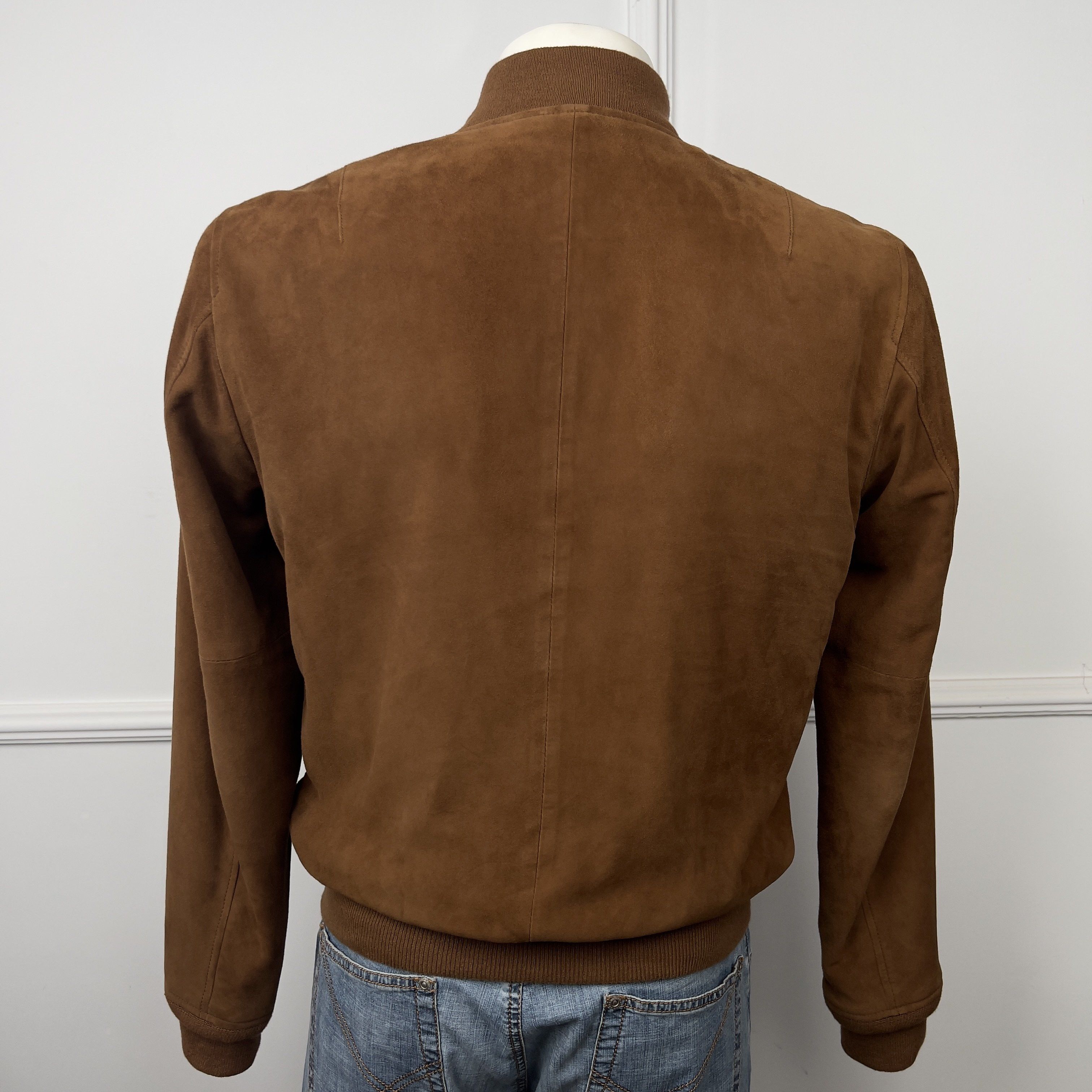 Polo Ralph Lauren Flight Jacket Country Brown Goat Suede Size US S / EU 44-46 / 1 - 6 Thumbnail