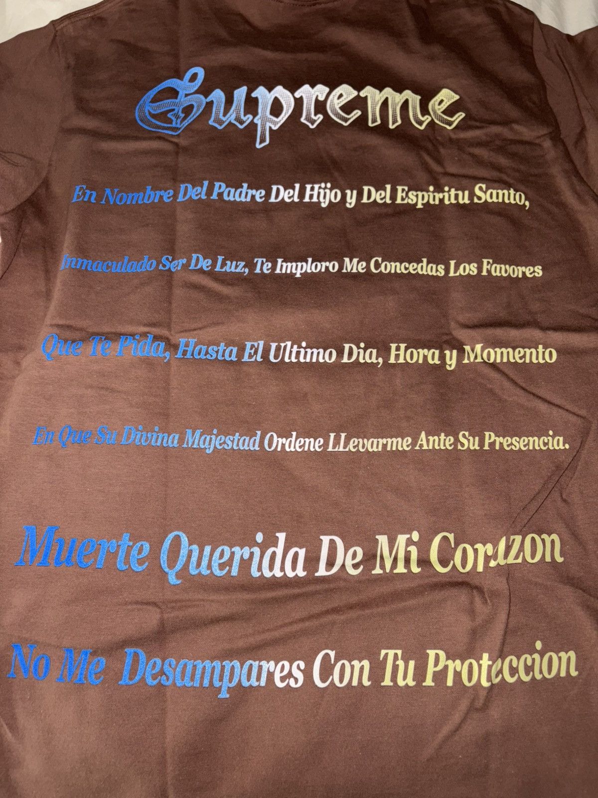 Supreme Supreme Grim Reaper Tee Brown Size US XL / EU 56 / 4 - 2 Thumbnail