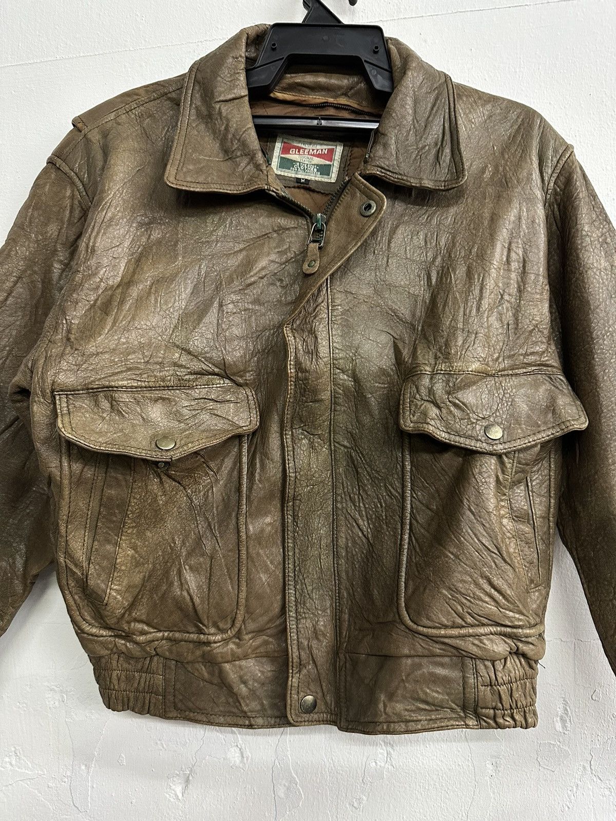 Japanese Brand 90's Genuine Leather Gleeman Jacket Size US M / EU 48-50 / 2 - 3 Thumbnail