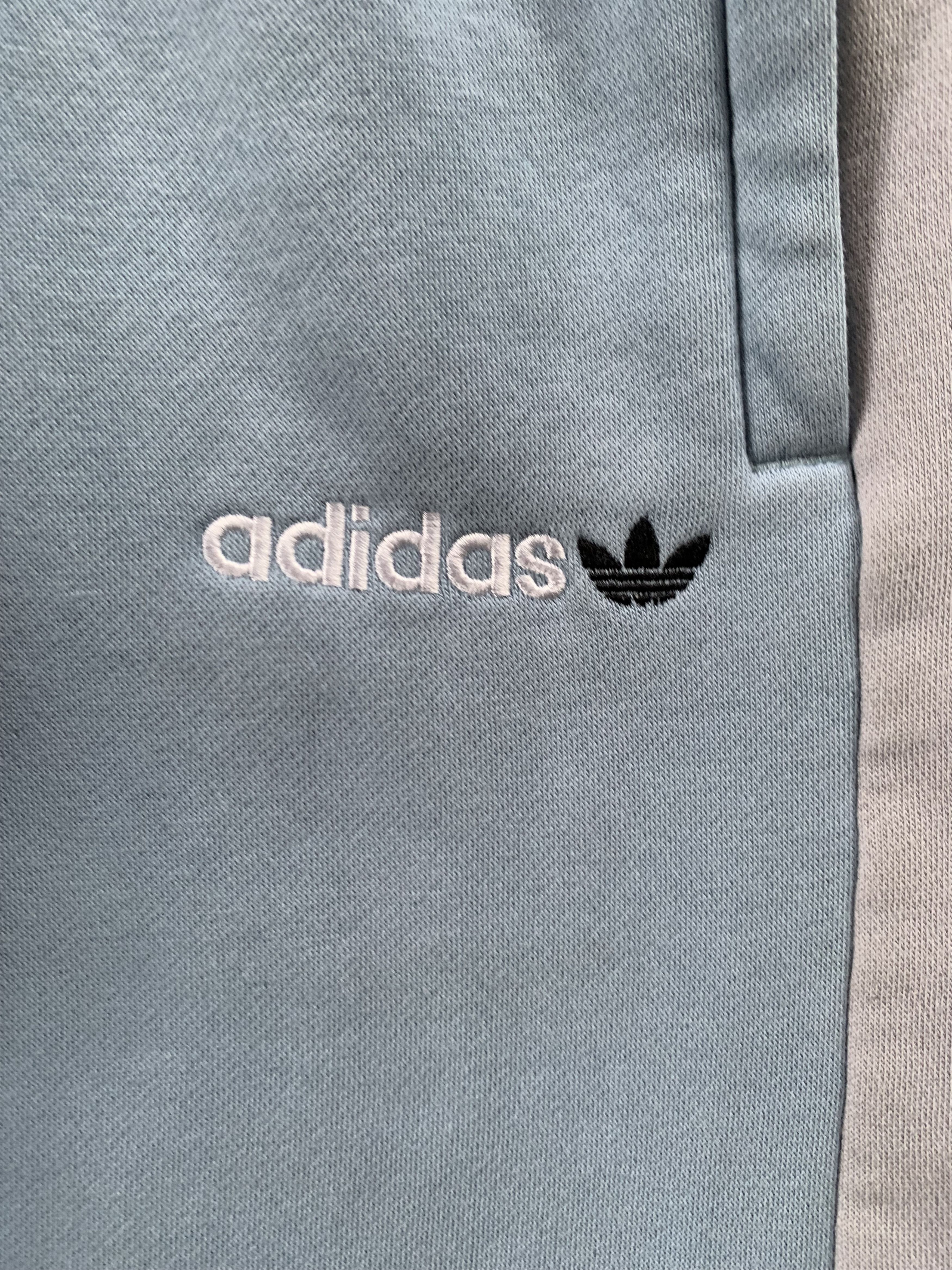 Adidas Adidas Lampas Multilogo Cotton Light Blue Shorts Size US 26 / EU 42 - 5 Thumbnail