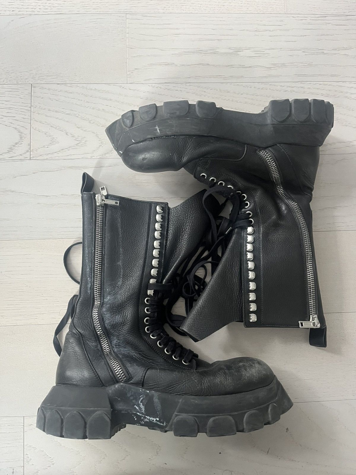 Rick Owens Rick Owens Biker Tractor Sole Size US 9 / EU 42 - 3 Thumbnail