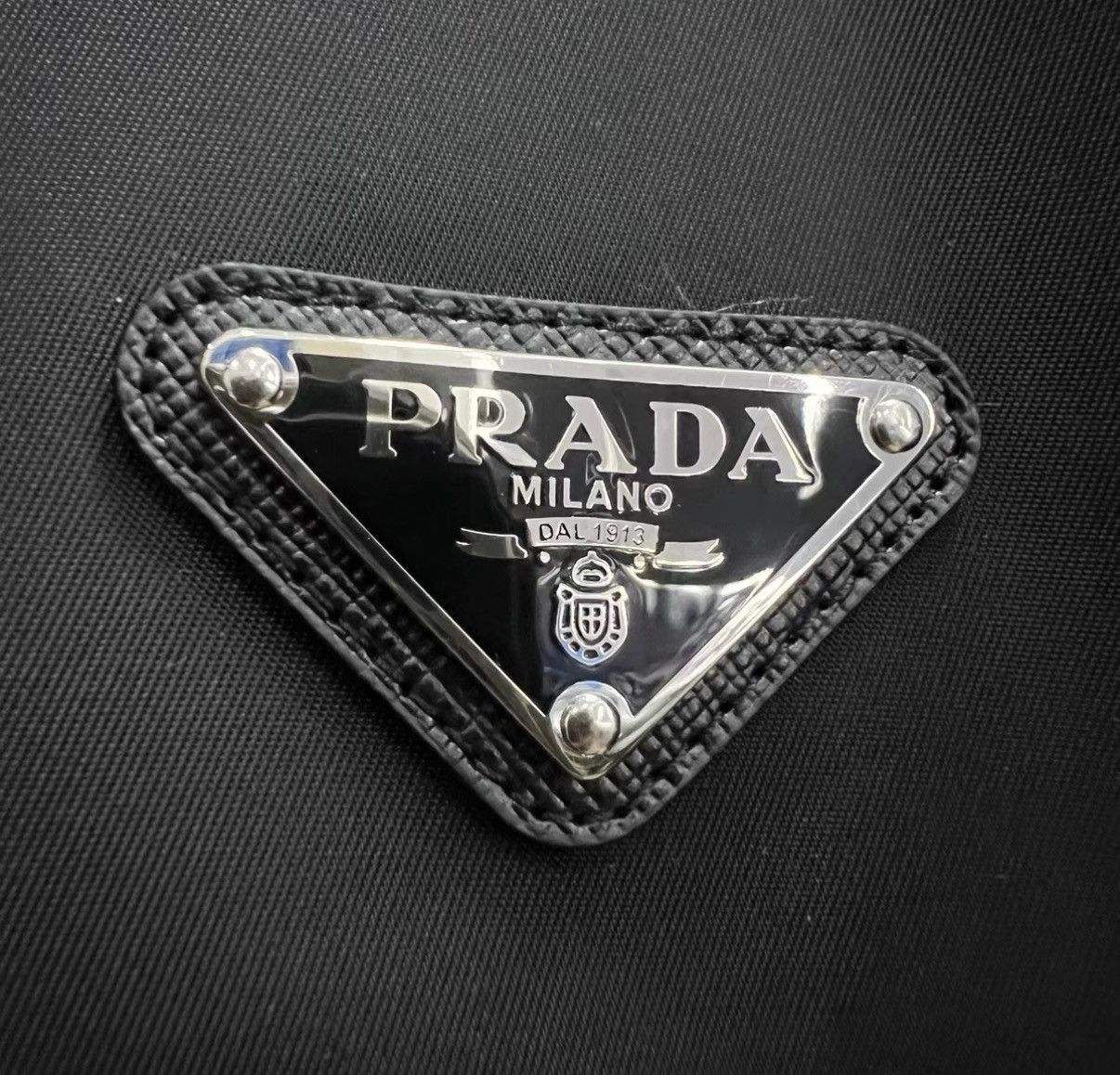 Prada Prada Black Triangle Logo Zip-up Jacket J41 Size US S / EU 44-46 / 1 - 3 Thumbnail