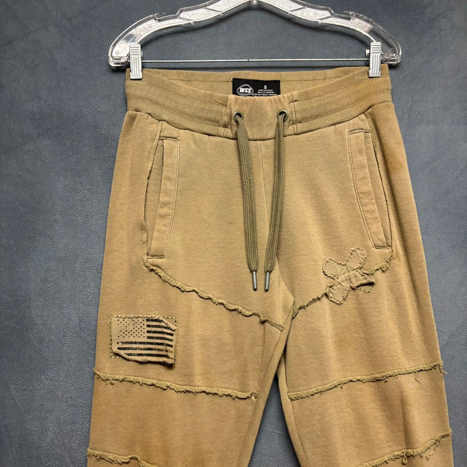 Other WSS American Pride Flag Joggers Sweatpants Military FLAWED Size US 30 / EU 46 - 7 Thumbnail