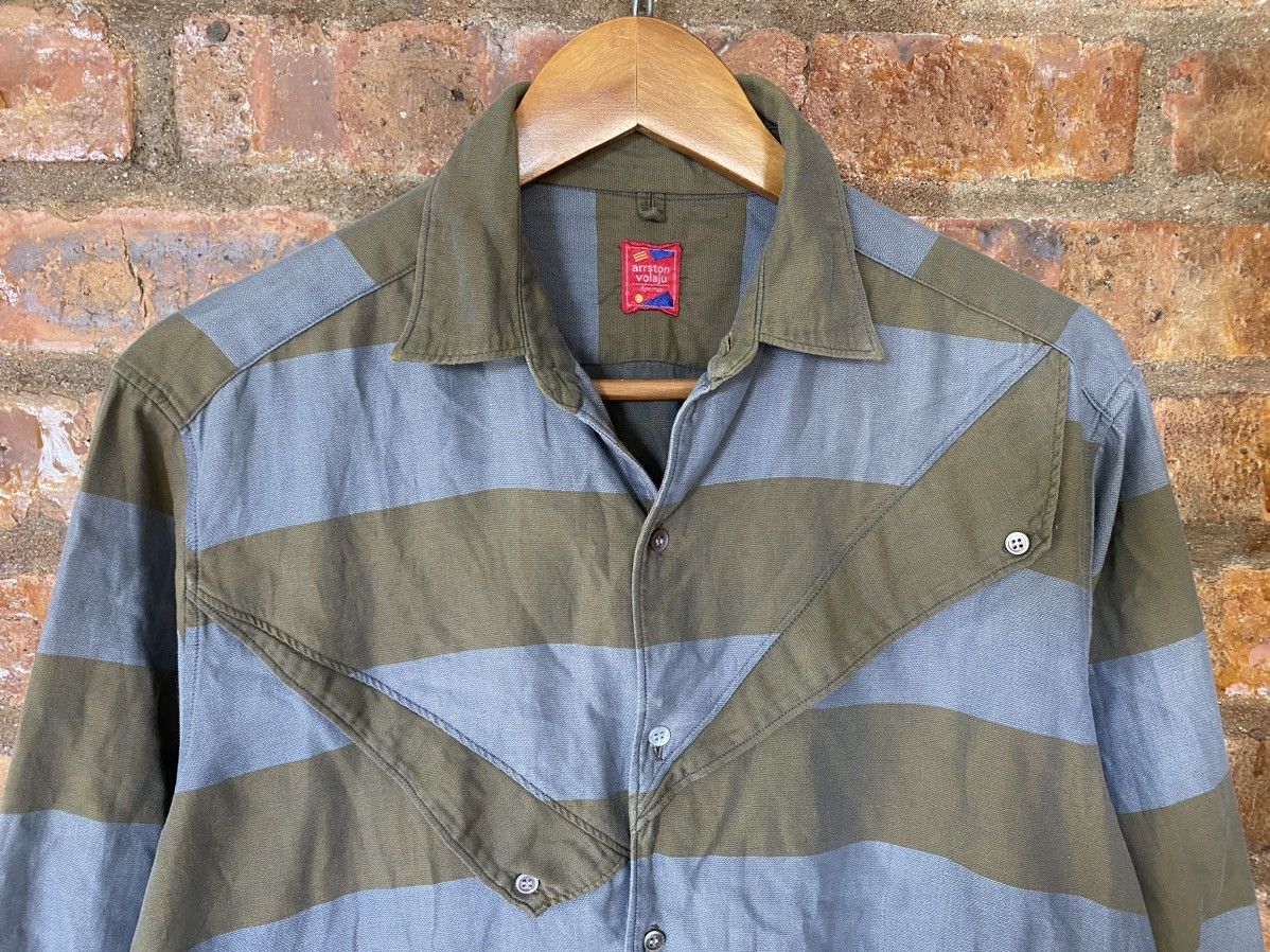 Issey Miyake 80s Arrston Volaju kohshin satoh Prisoner stripe flap Size US M / EU 48-50 / 2 - 3 Thumbnail