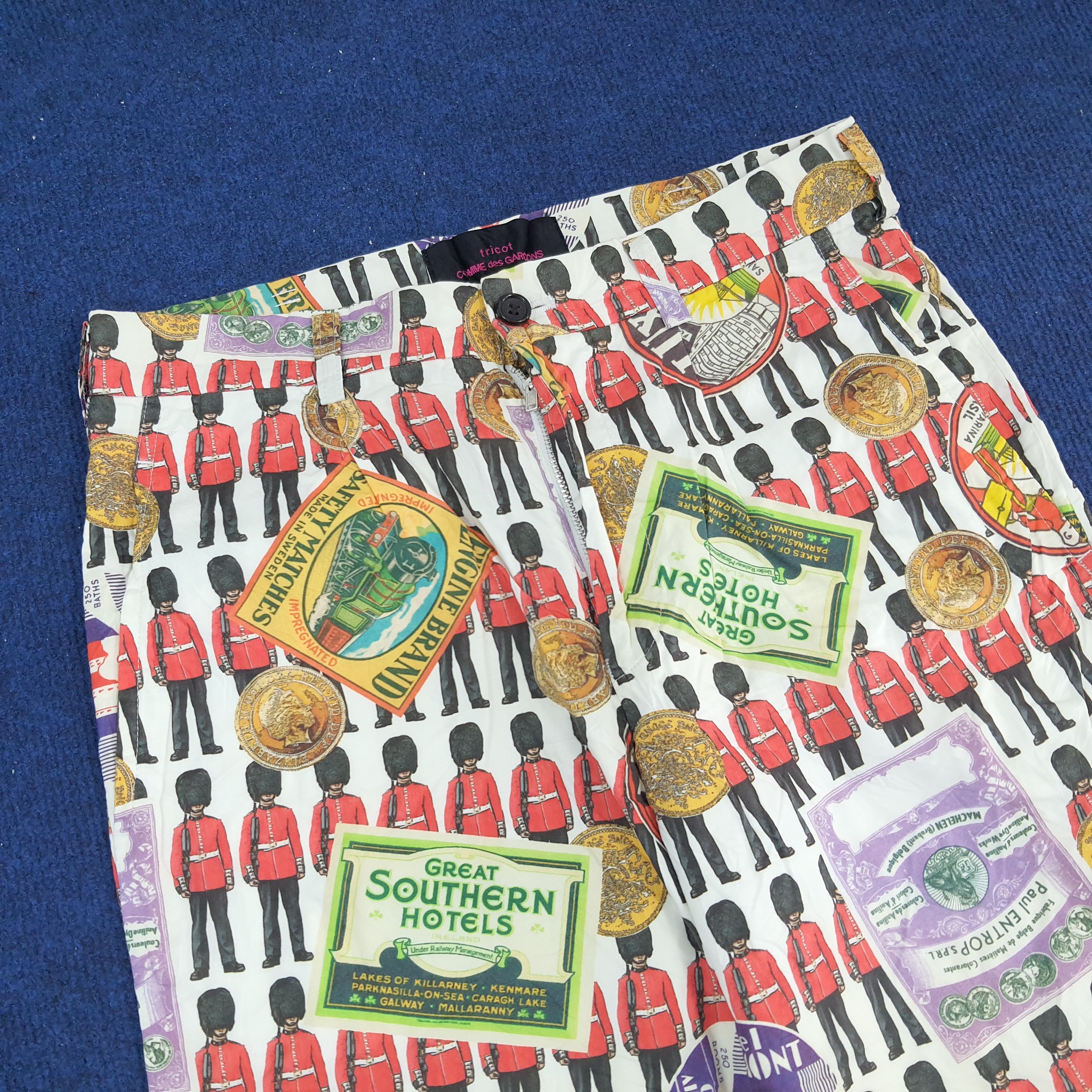 Comme des Garcons Vintage Tricot Comme Des Garcons Overprint Casual Pants Size US 28 / EU 44 - 2 Thumbnail