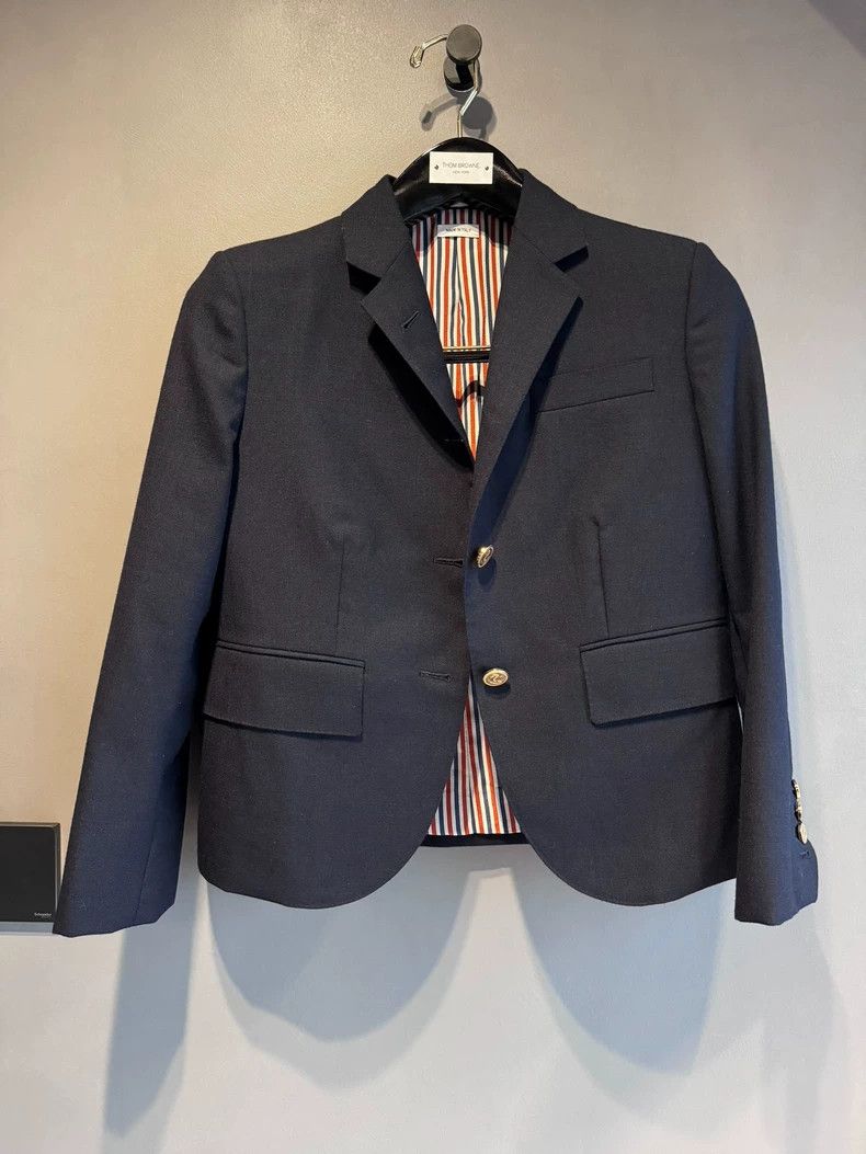 Thom Browne Thom Browne Navy Blazer Classic Design-dmc Size US XL / EU 56 / 4 - 1 Thumbnail
