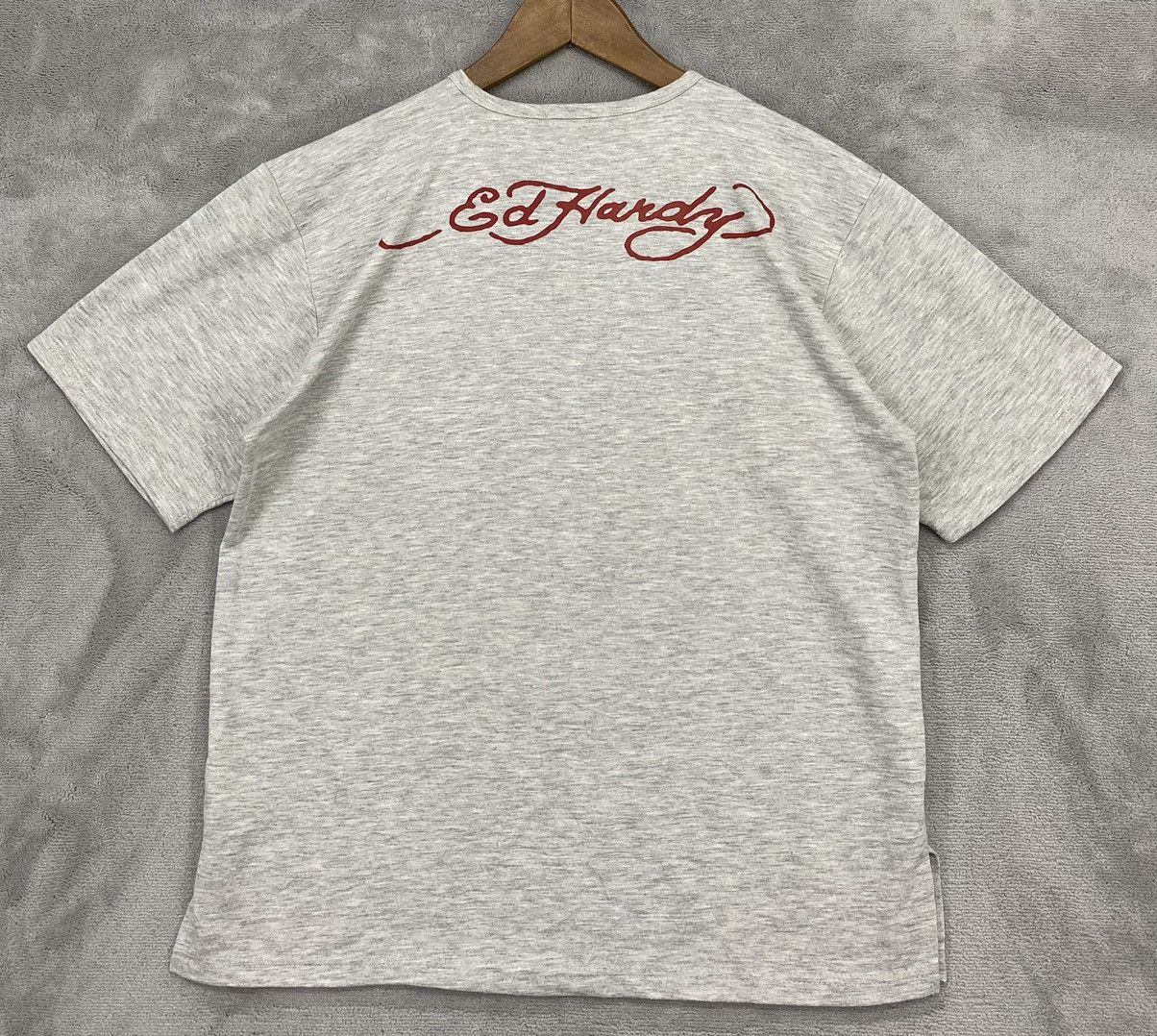 Ed Hardy 🔥Vintage EdHardy Big Logo Men’s Gray Size US L / EU 52-54 / 3 - 7 Thumbnail