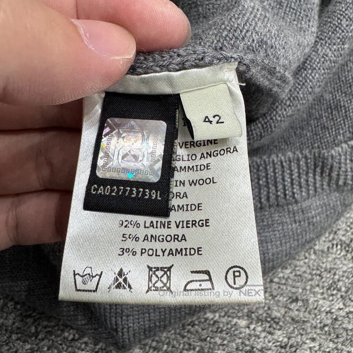 Fendi FENDI Large F wool sweater| Size US XS / EU 42 / 0 - 5 Thumbnail