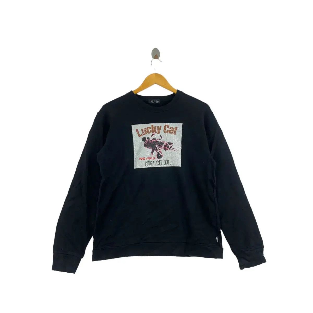 Vintage MONO COMME CA Pink Panther Print Japanese Brand Black Size US M / EU 48-50 / 2 - 1 Thumbnail