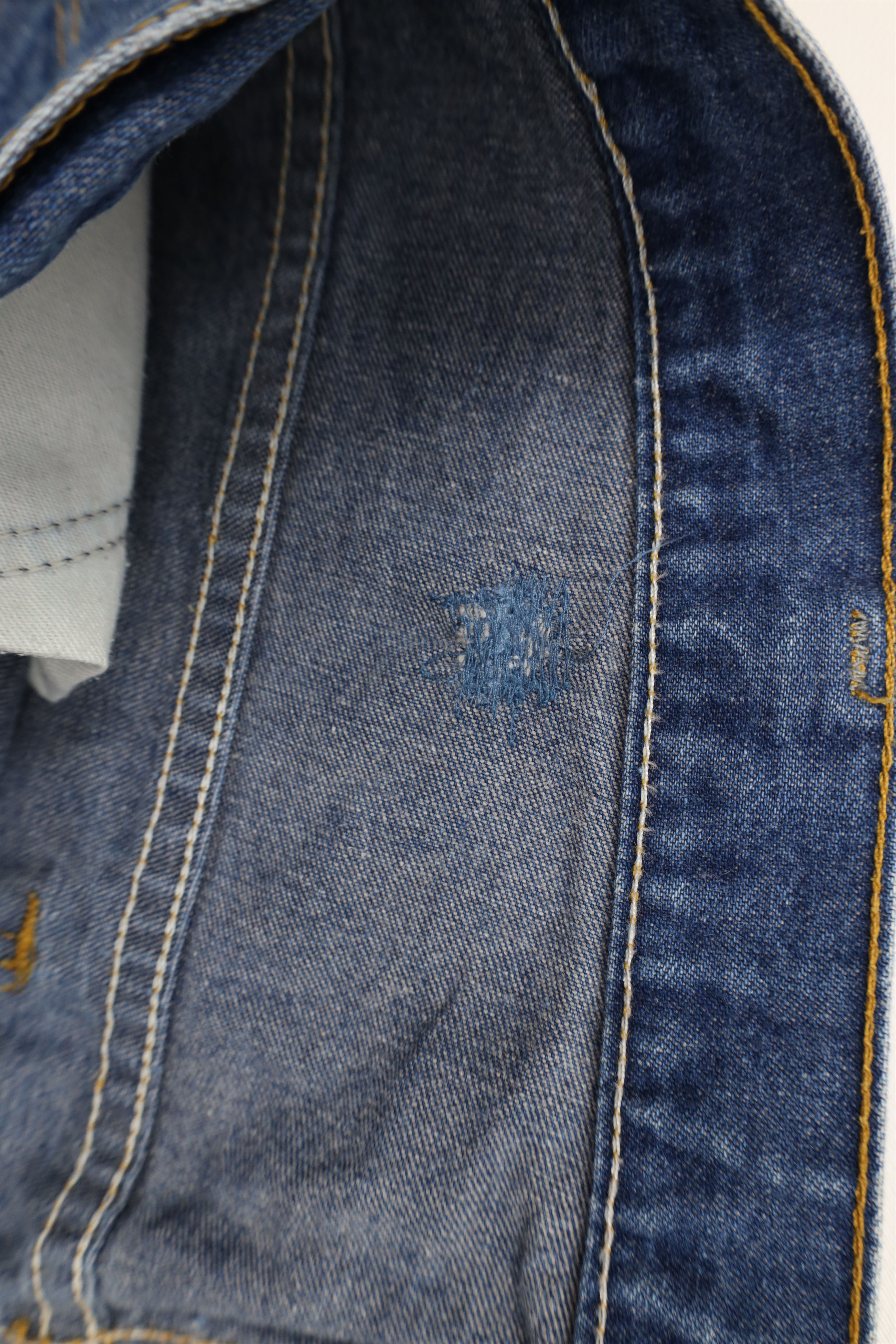 Vintage Vintage 70s Streetwear Wide Leg Dungaree Denim Jeans USA Size US 36 / EU 52 - 9 Thumbnail