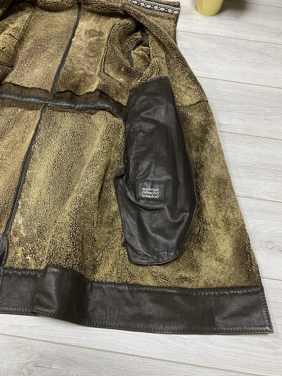 Marithe + Francois Girbaud Marithe Francois Girbaud RARE sheepskin leather coat Size US L / EU 52-54 / 3 - 4 Thumbnail