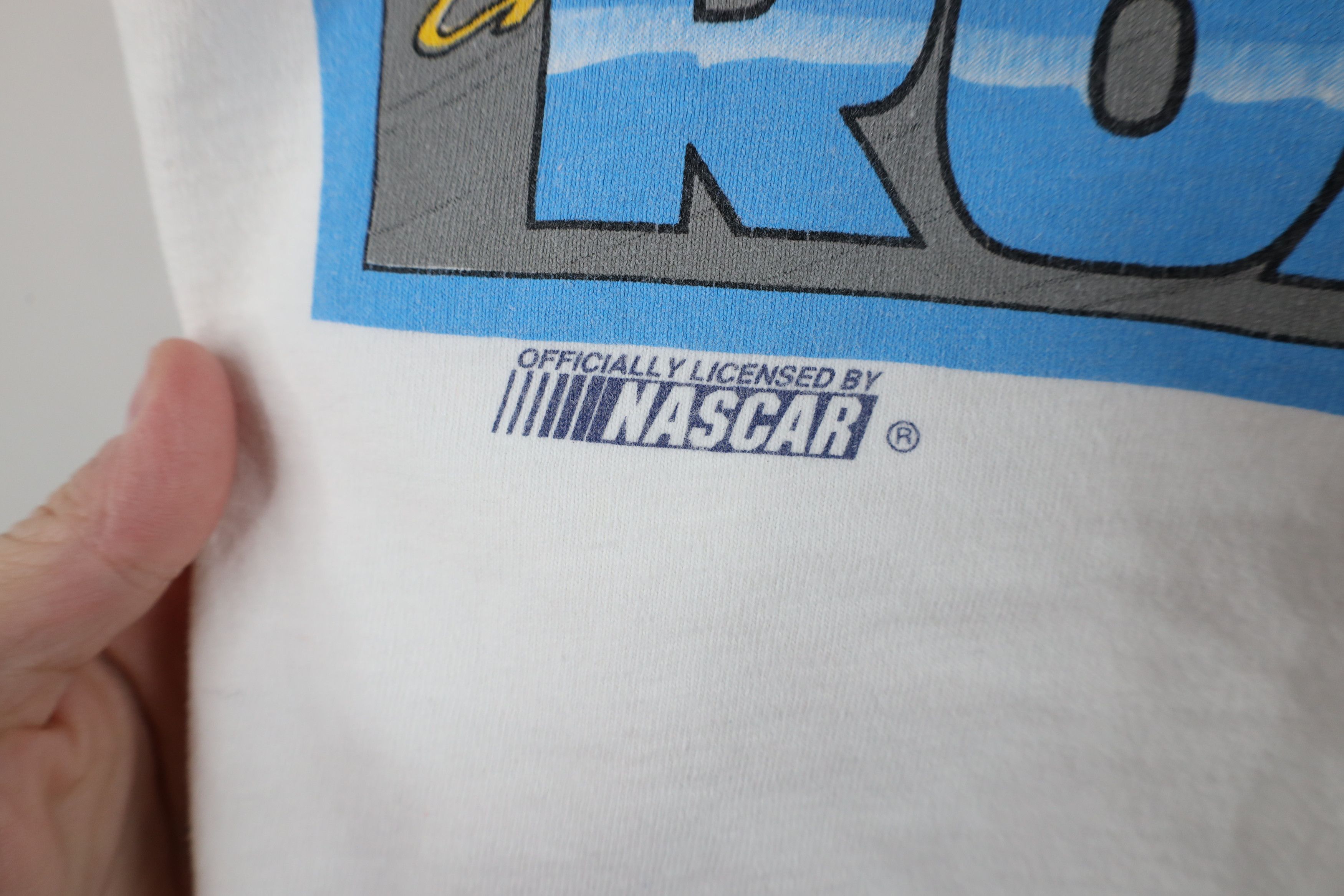 Vintage Vintage 90s NASCAR Ricky Rudd Tide Racing T-Shirt White Size US M / EU 48-50 / 2 - 5 Thumbnail