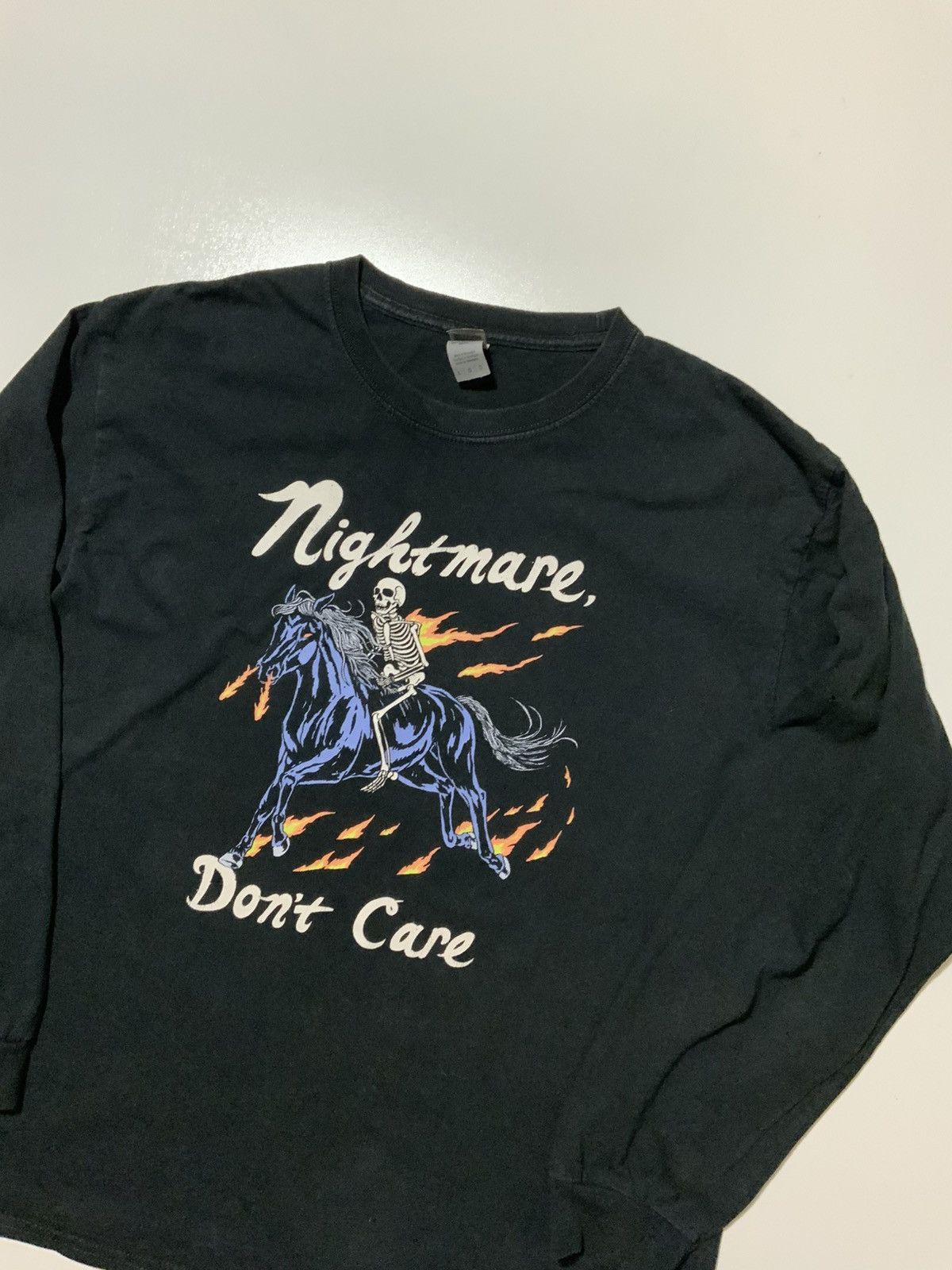 Other Nightmare Don’t Care Hillary White Rabbit Skeleton T-Shirt Size US L / EU 52-54 / 3 - 3 Thumbnail
