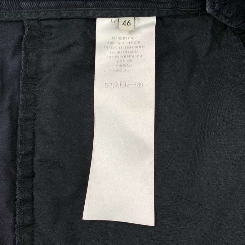 Gucci Gucci Dark blue side stripe cotton casual trousers 2502-Nex Size US 30 / EU 46 - 7 Thumbnail